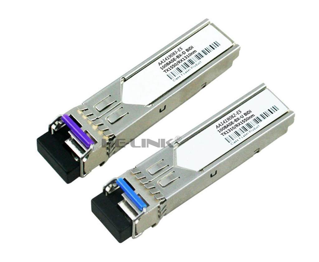 AA1419082-E5/AA1419083-E5 Avaya Compatible 100M 1310/1550nm 10km Transceiver
