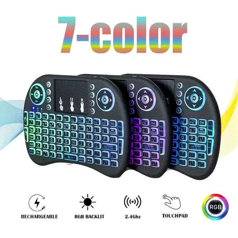 US Mini i8 Wireless Keyboard 2.4G with Touchpad for PC Android Desktop PC TV Box