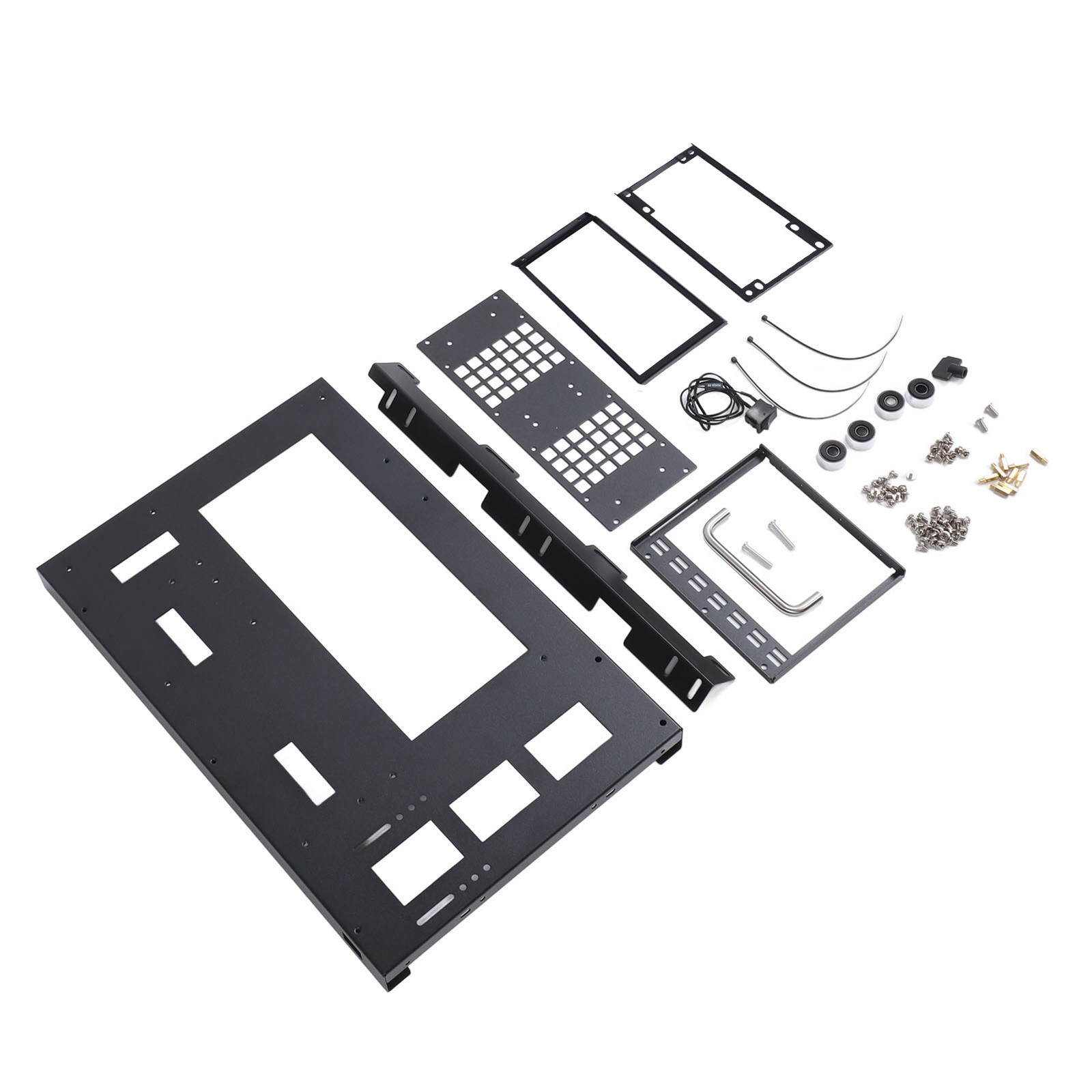 DIY Computer Motherboard Case Rack Powerful Cooling Steel Plate ATX M ATX ITX