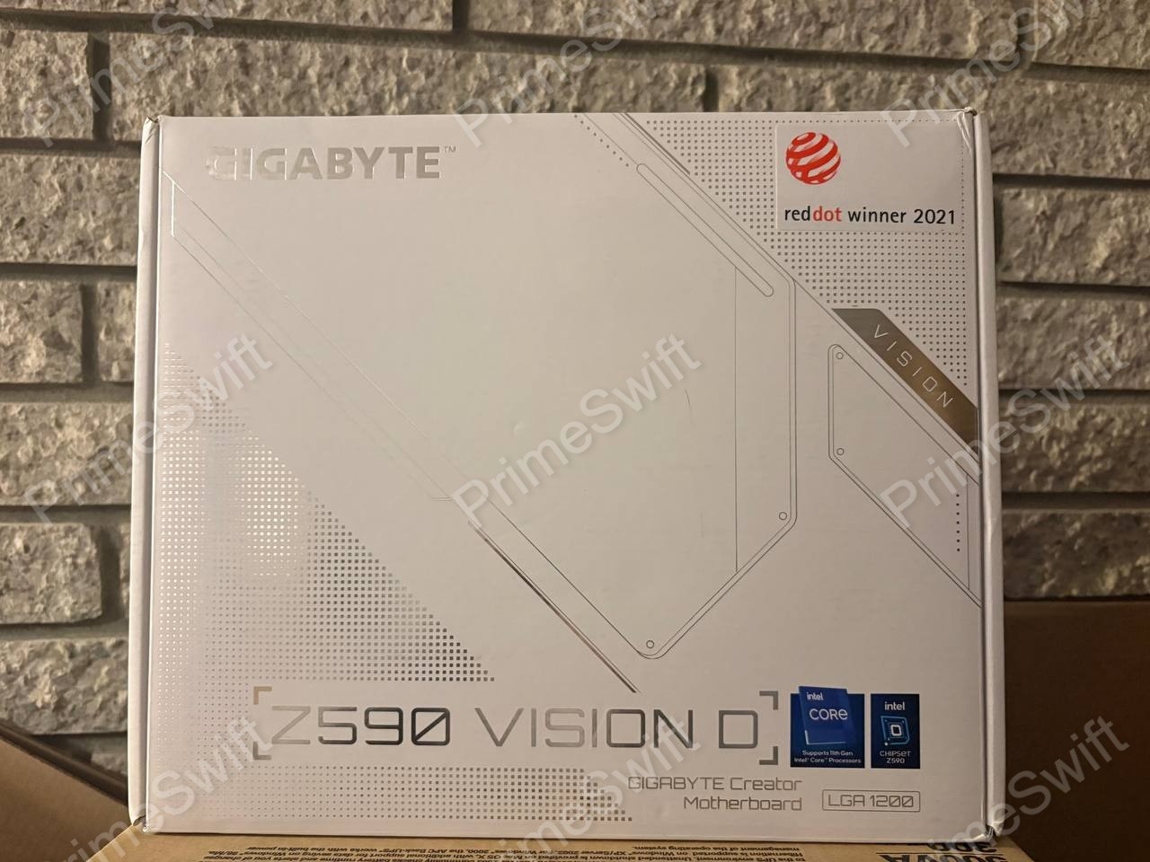 Gigabyte Z590 Vision D LGA1200 Intel Z590 ATX Motherboard, Thunderbolt 4 - NEW
