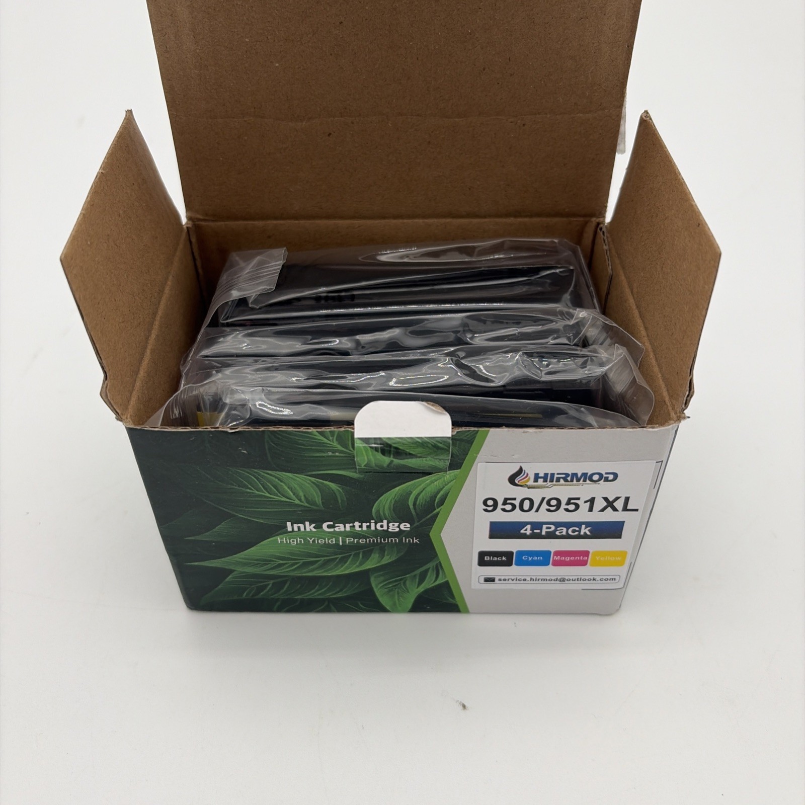HIRMOD 950/951XL Compatible Inkjet Ink Cartridges for HP 4-Pack BK C M Y