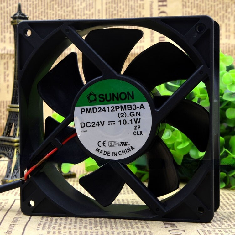 1pc 2-wire Inverter Cooling Fan PMD2412PMB3-A 24V 12038 12Cm 24V 10.1W 
