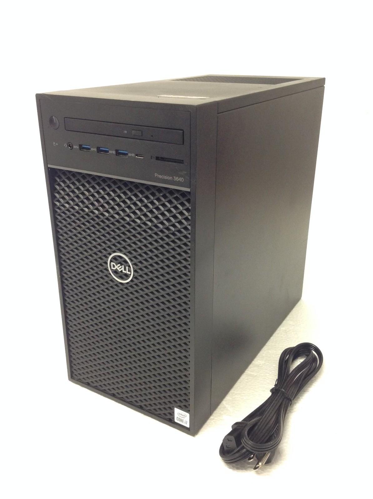 Dell Precision 3640 Tower i7-10700 2.90GHz Computer w/ 8GB RAM, DVDRW, No HDD
