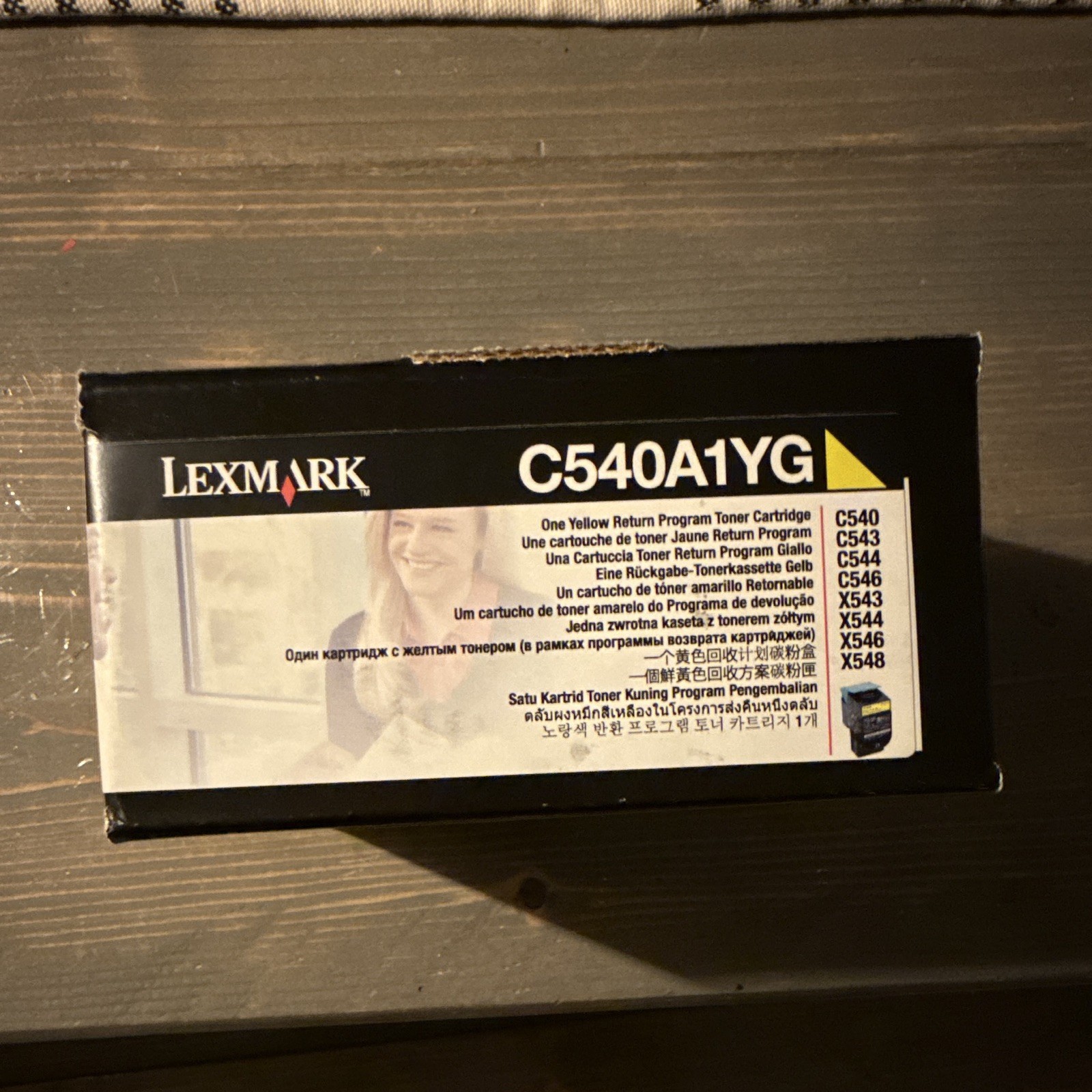 Lexmark C540A1YG Yellow Genuine Return Program Laser Toner C540 C543 C544