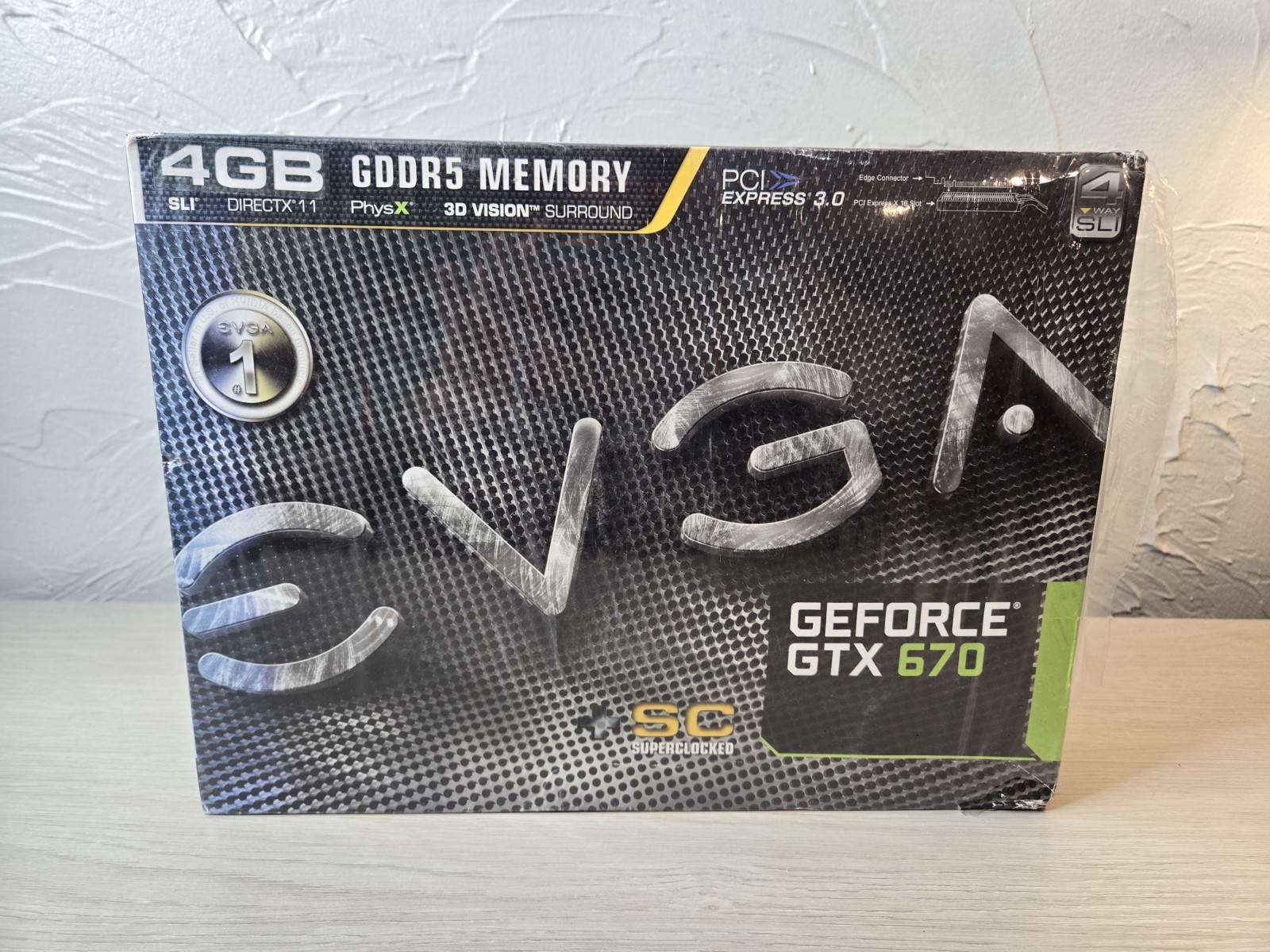 SEALED Vintage EVGA Geforce GTX 670 GDDR5 Graphics Card "SEE PHOTOS/DESCRIPTION"