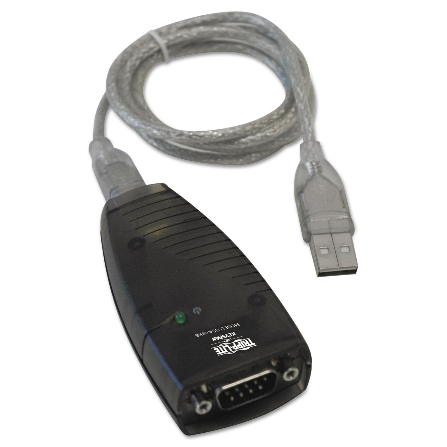 Tripp Lite USB-A to Serial DB9 RS232 Adapter Cable - Keyspan, High-Speed (M/M),