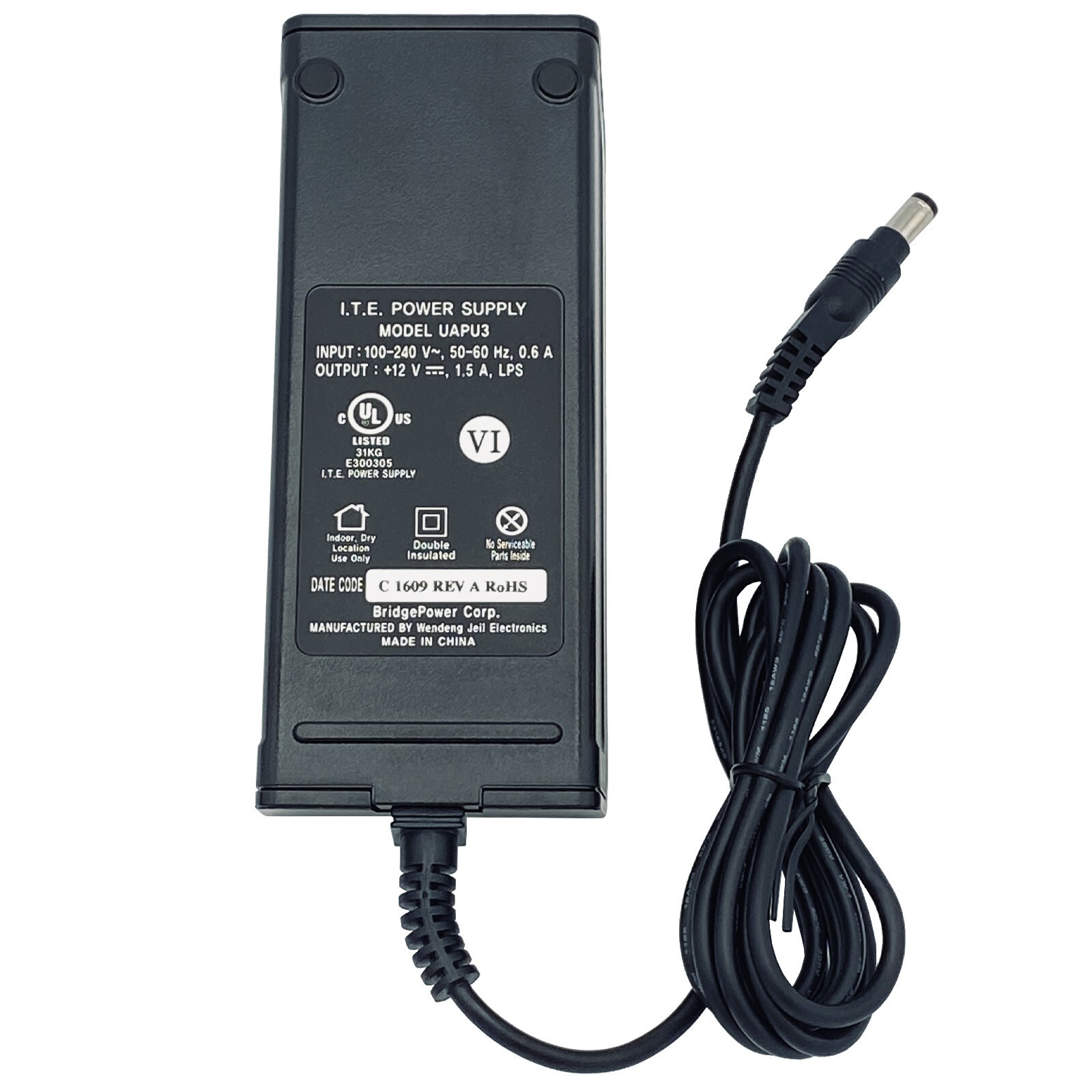 Original Samsung ITE Power Supply UAPU2 12V 1.5A 18W W/o Power Cord