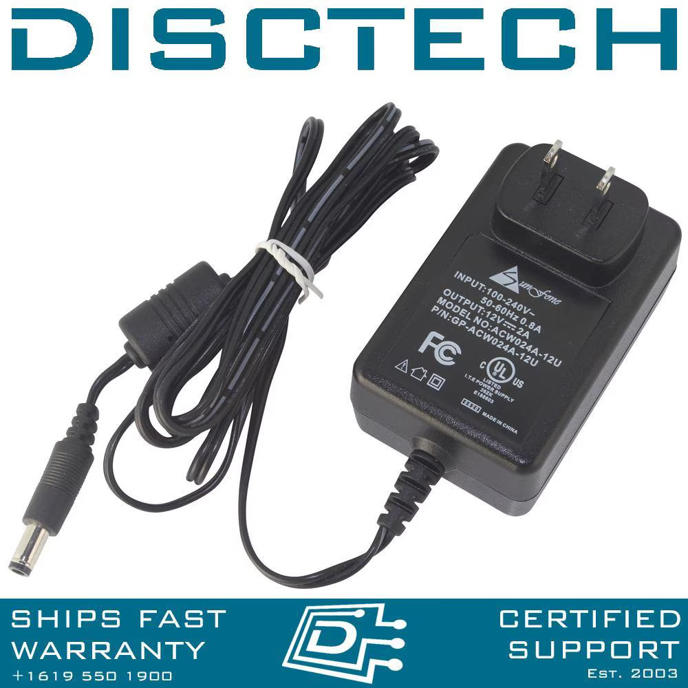 Ktec KSAS0241200150HU AC Power Adapter For Desktop External Hard Drive 12V 1.5A