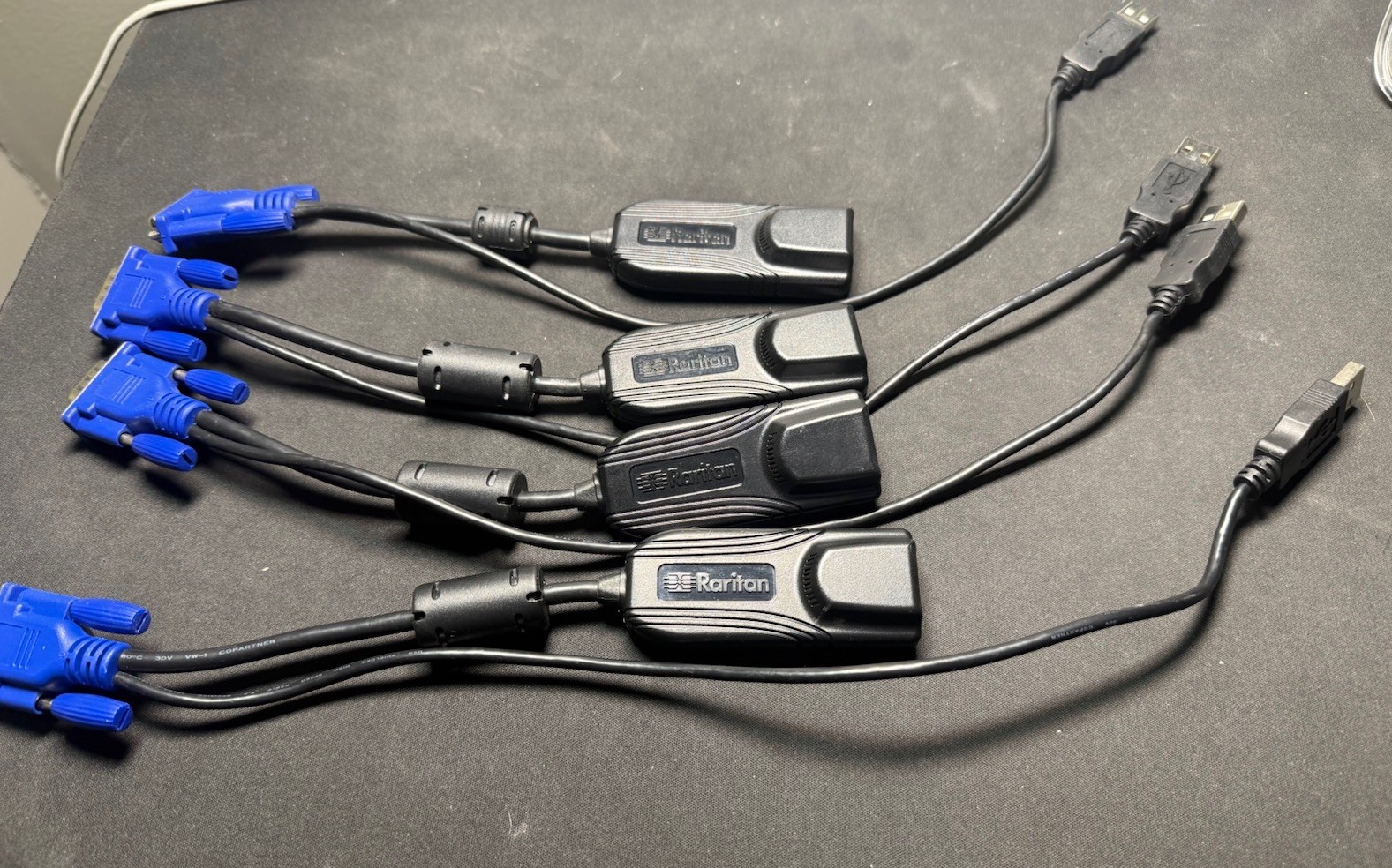Lot of 4 Raritan DCIM-USBG2 Computer Interface Module USB VGA KVM Adapter