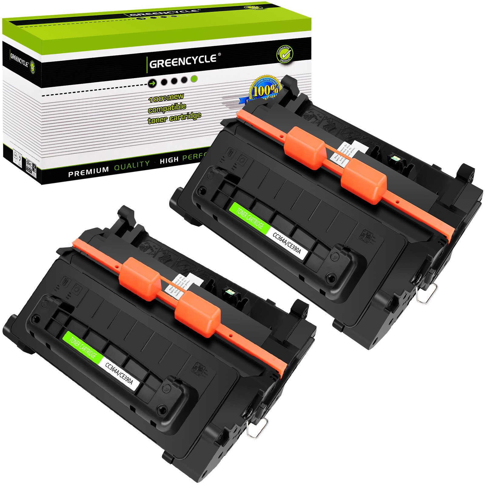 2 Pack CE390A Toner Compatible with HP LaserJet Enterprise M4555h M4555fskm MFP