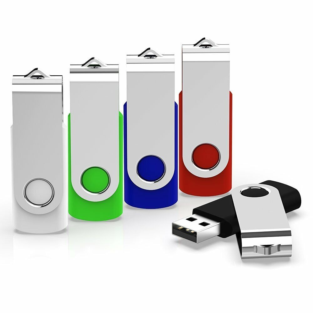LOT 5/10/100x 128MB 4GB 32GB 64G Metal Anti-skid USB2.0 Flash Drive Memory Stick