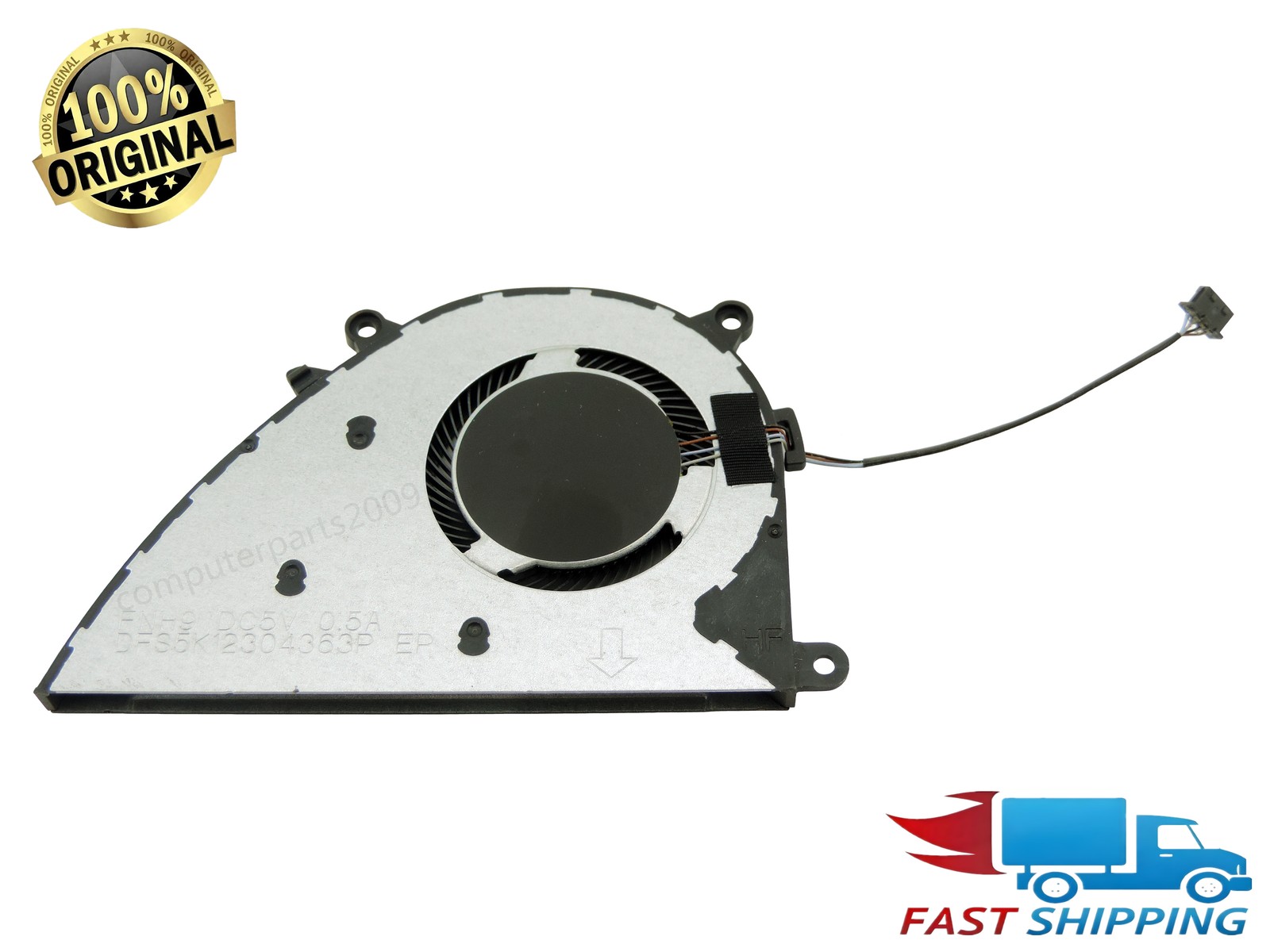 Original CPU Cooling Fan for HP 17-cn0045nr 17-cn0053cl 17-cn0056nr Laptop 