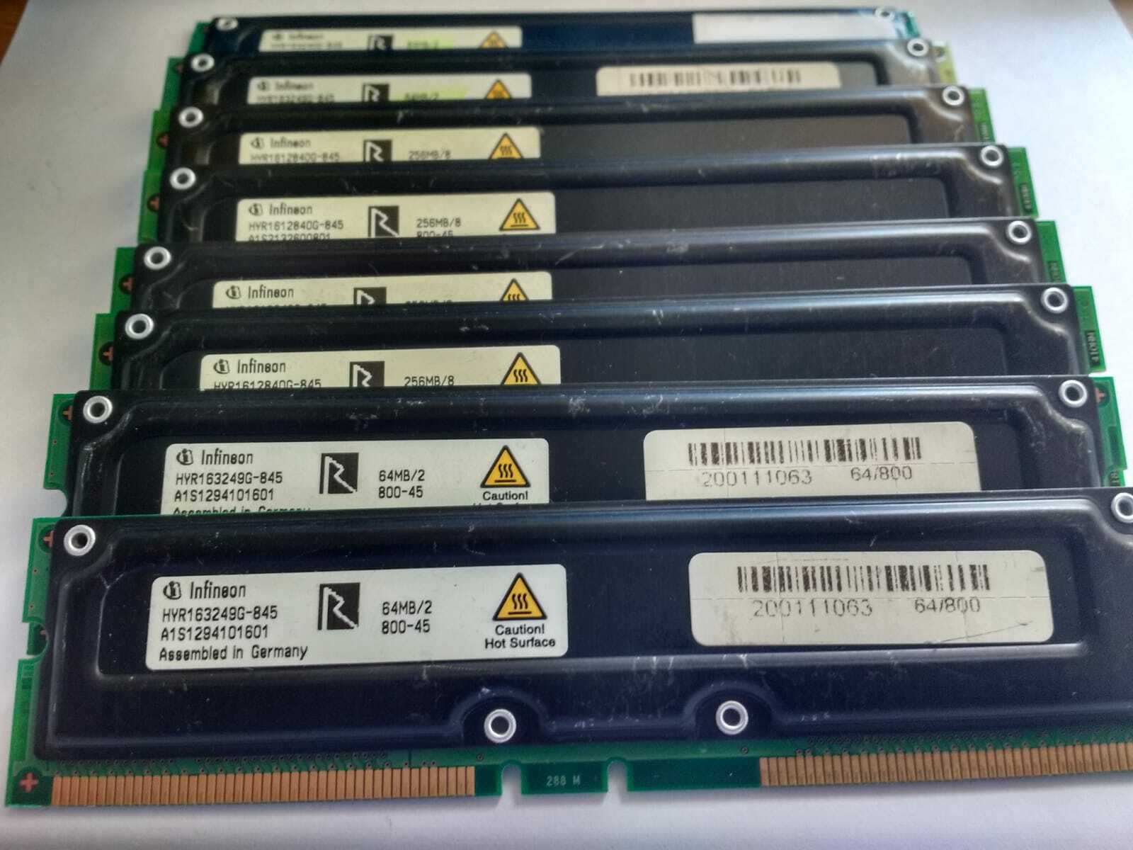 FINEON 64MB RDRAM PC800-45 HYR163220G-845 RIMM RAMBUS NON-E