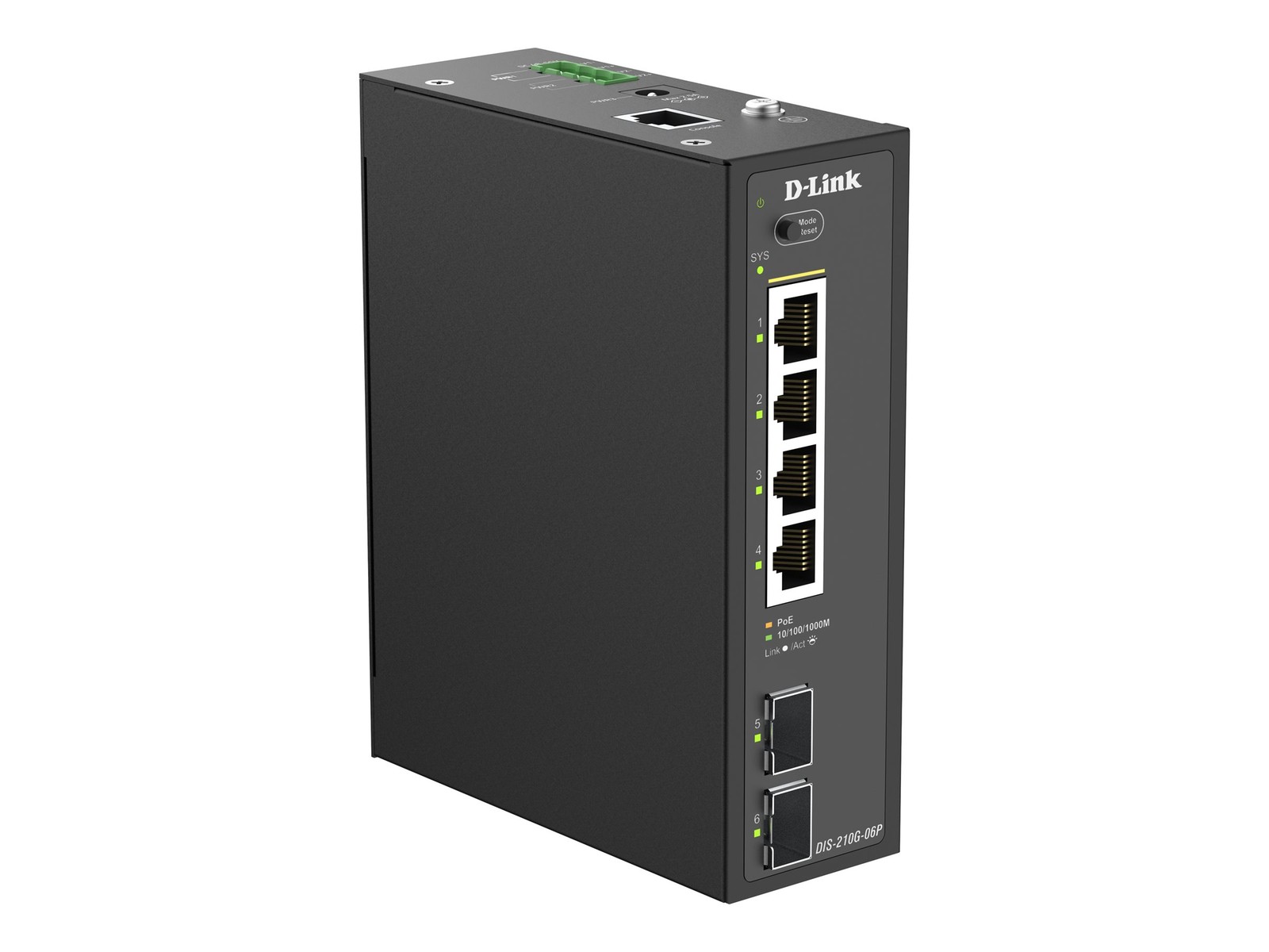 D-Link PoE+ Switch DIS-210G-06P 6 Network Switch 1Gbps 6-Port Power Over