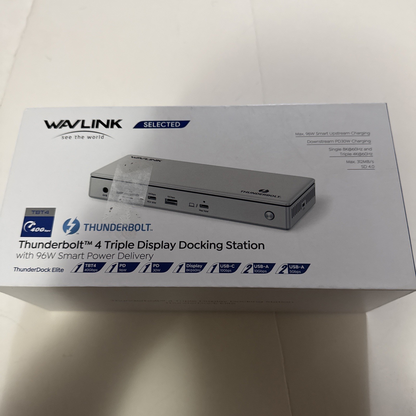 Wavlink Thunderbolt 4 Docking Station WL-UTD45 ThunderDock Elite 2.5G Triple 4K