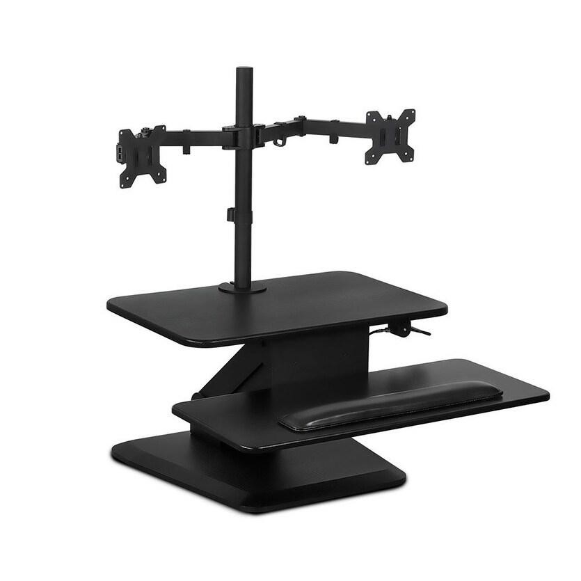 Mount-It Standing Desk Converter Sit Stand With Monitor Mount | Height