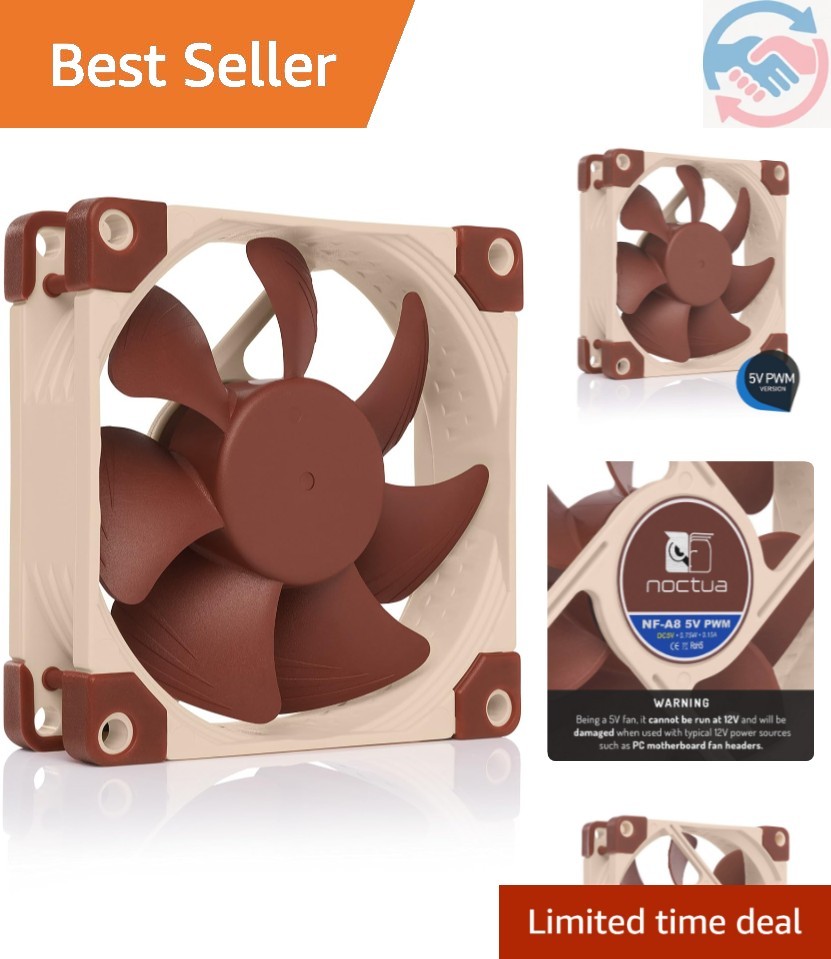 NF-A8 5V PWM, High-Performance Quiet Fan 80mm