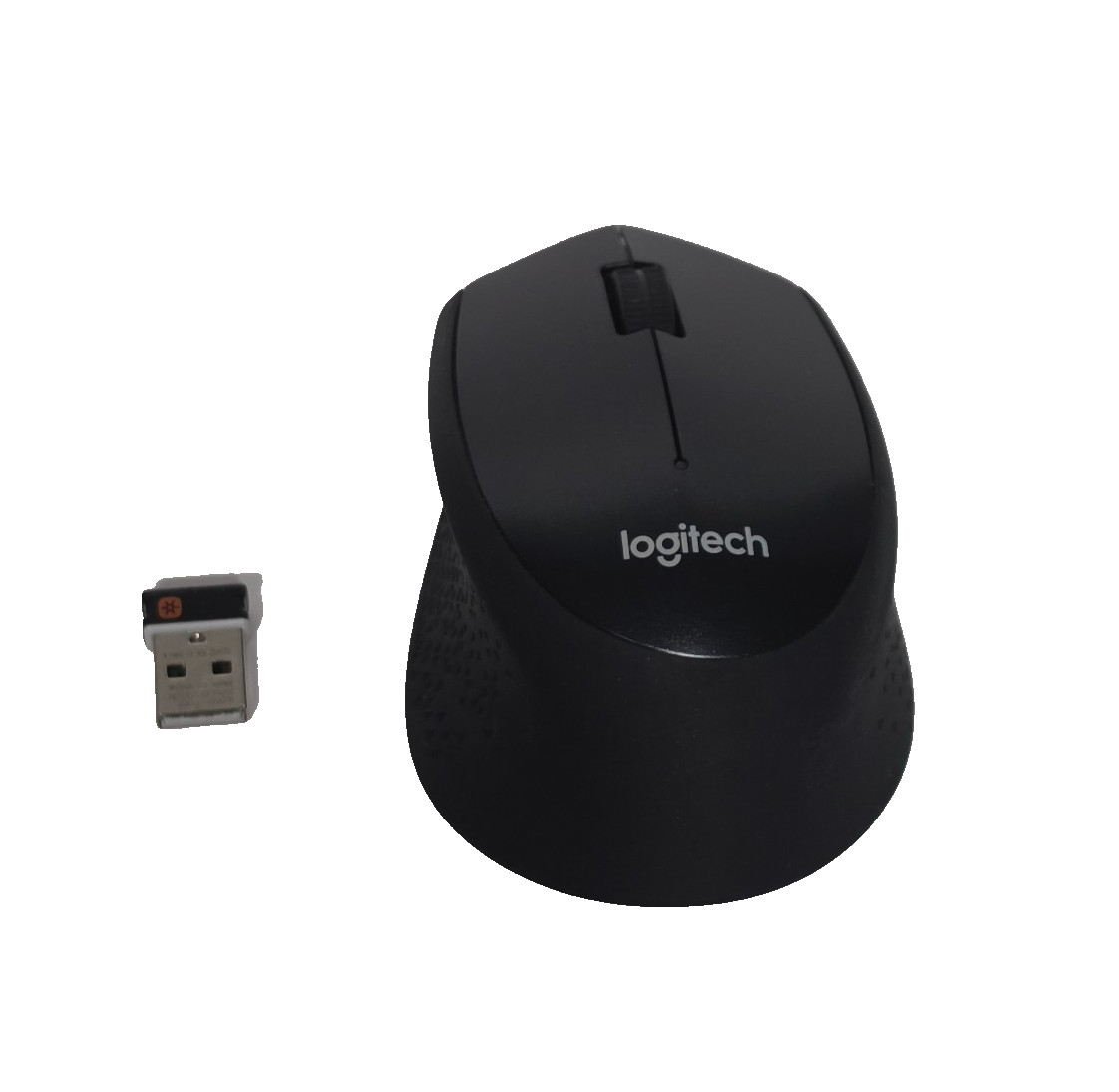 Logitech M330 Silent Plus Wireless Mouse Black 2.4GHz USB 1000 DPI