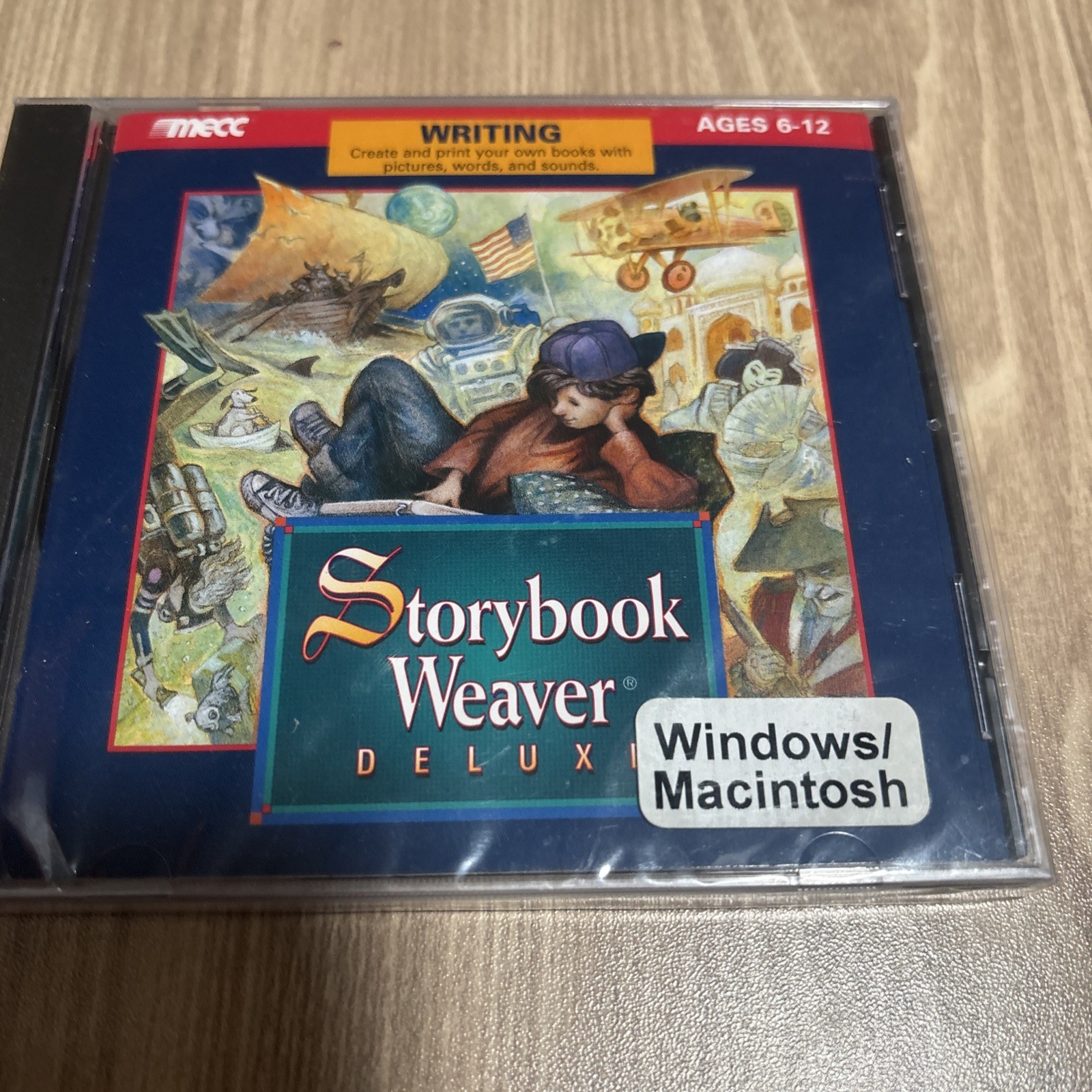 1996 MECC Storybook Weaver Deluxe Writing CD ROM ~ PC or MAC Ages 6 and up