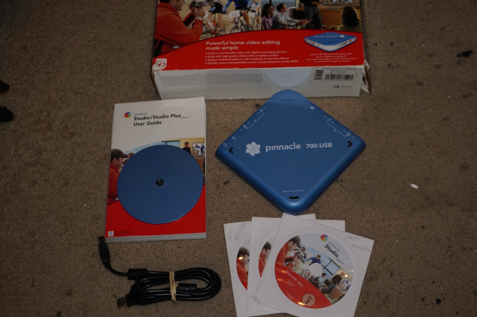 Pinnacle Studio Plus 700-USB F.A. Porsche Video Capture Device USB 2.0