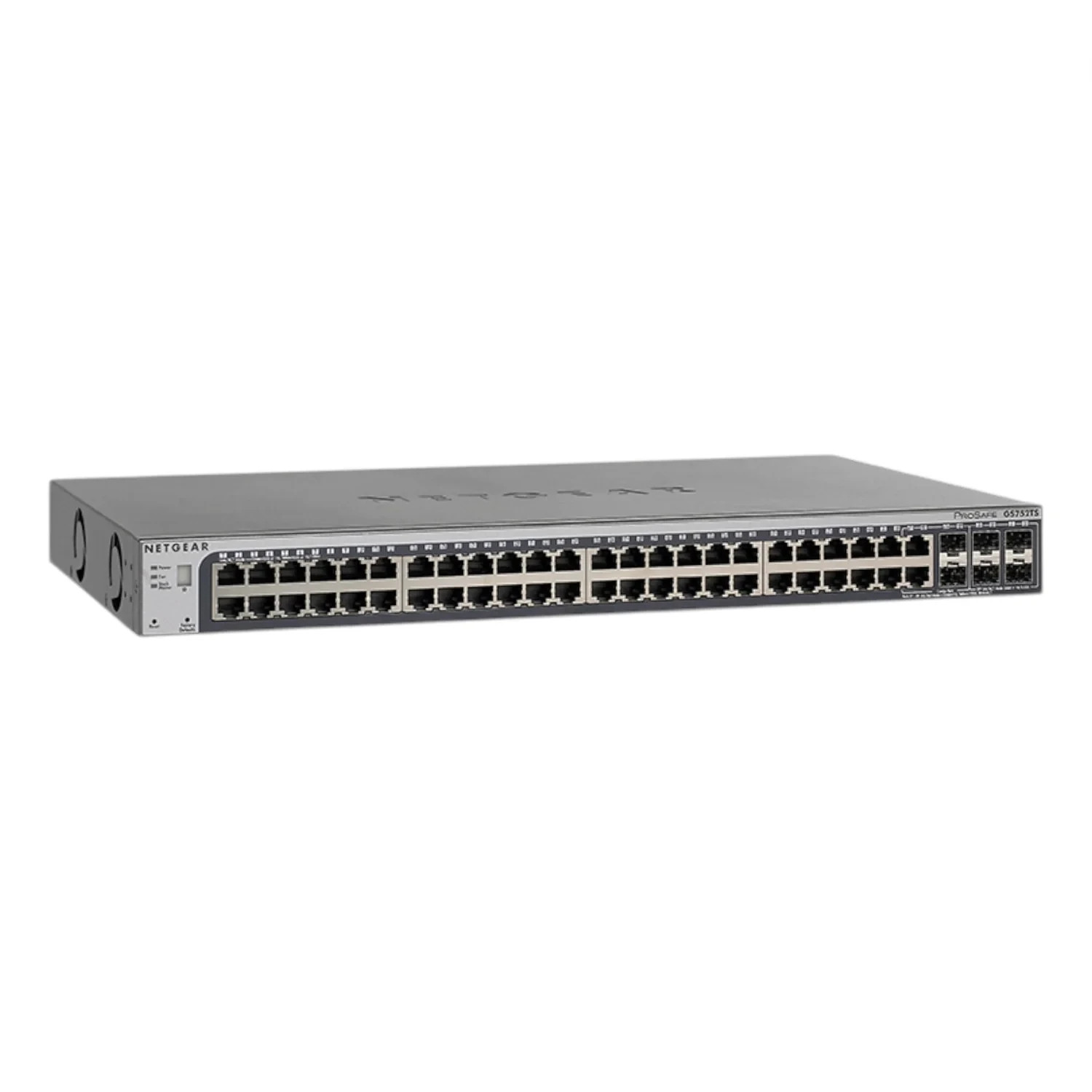 NETGEAR 48PORT MANAGEABLE PROSAFE GIGABIT STACKABLE SMART SWITCH GS752TS | USED