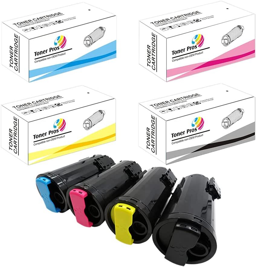 Toner Pros Replacement Toner for Xerox Versalink C600 C605 Printer 4pk *4192A3C