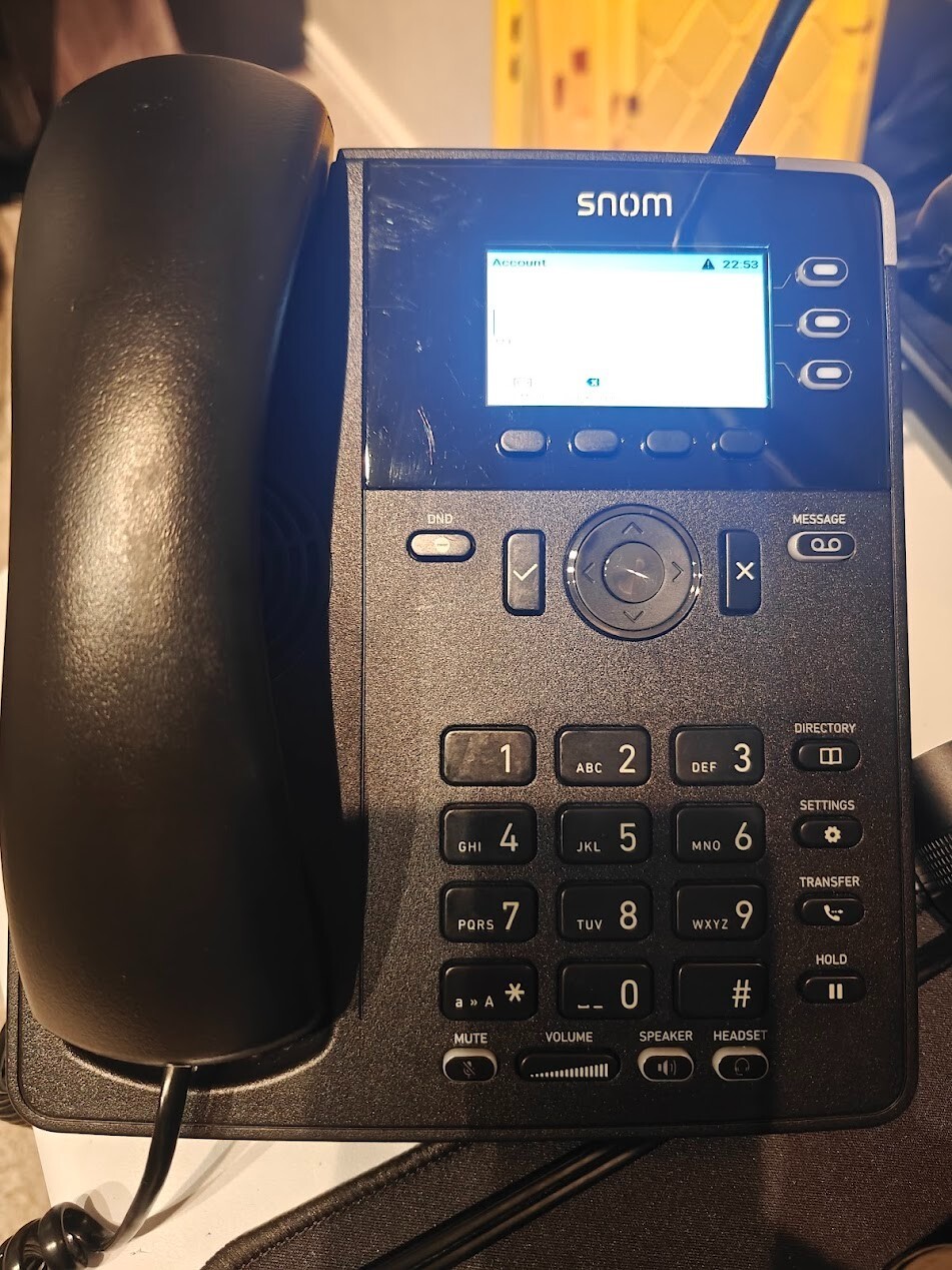 Snom D717 SIP VOIP IP PoE Phone Asterisk FreeSWITCH Vonage Ring Central