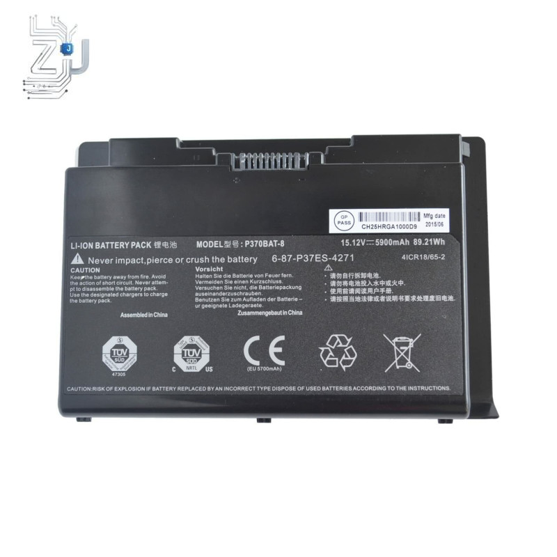 Battery For CLEVO P370BAT-8 6-87-P37ES-4271 P370SM-A P377SM-A P370SM3