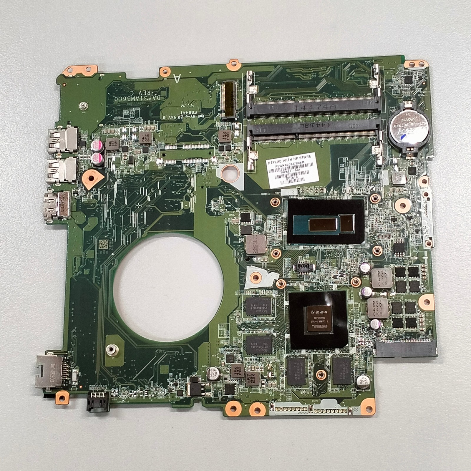 Genuine HP Envy 17 Motherboard i7-5500U CPU NVIDIA GeForce 850M 4GB 782621-501