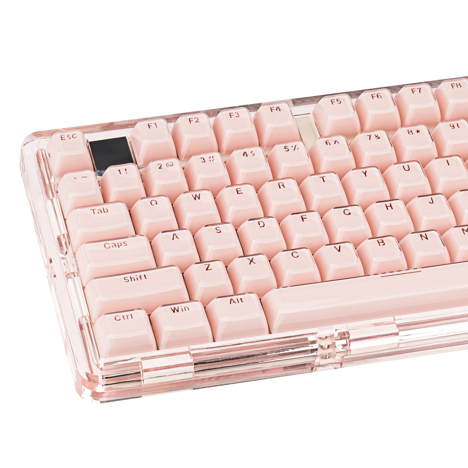 Clear Keycaps 135 Keys Crystal Jelly Keycaps MDA Profile Mechanical Keyboard