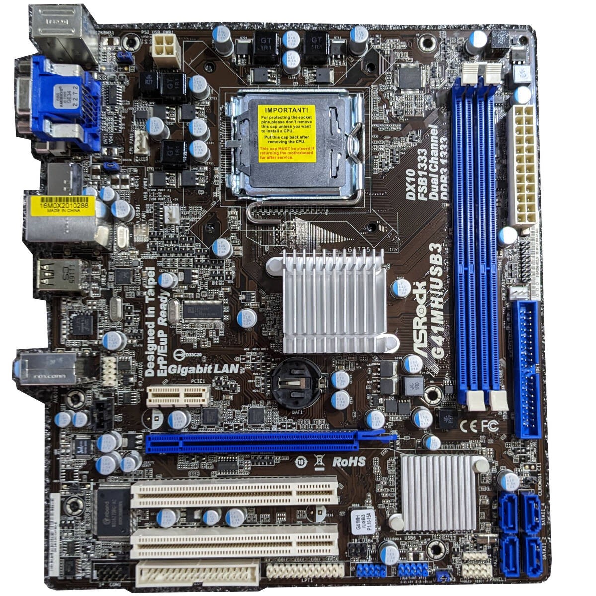 ASRock G41MH/USB3 LGA775 DDR3 Motherboard with USB 3.0 Port