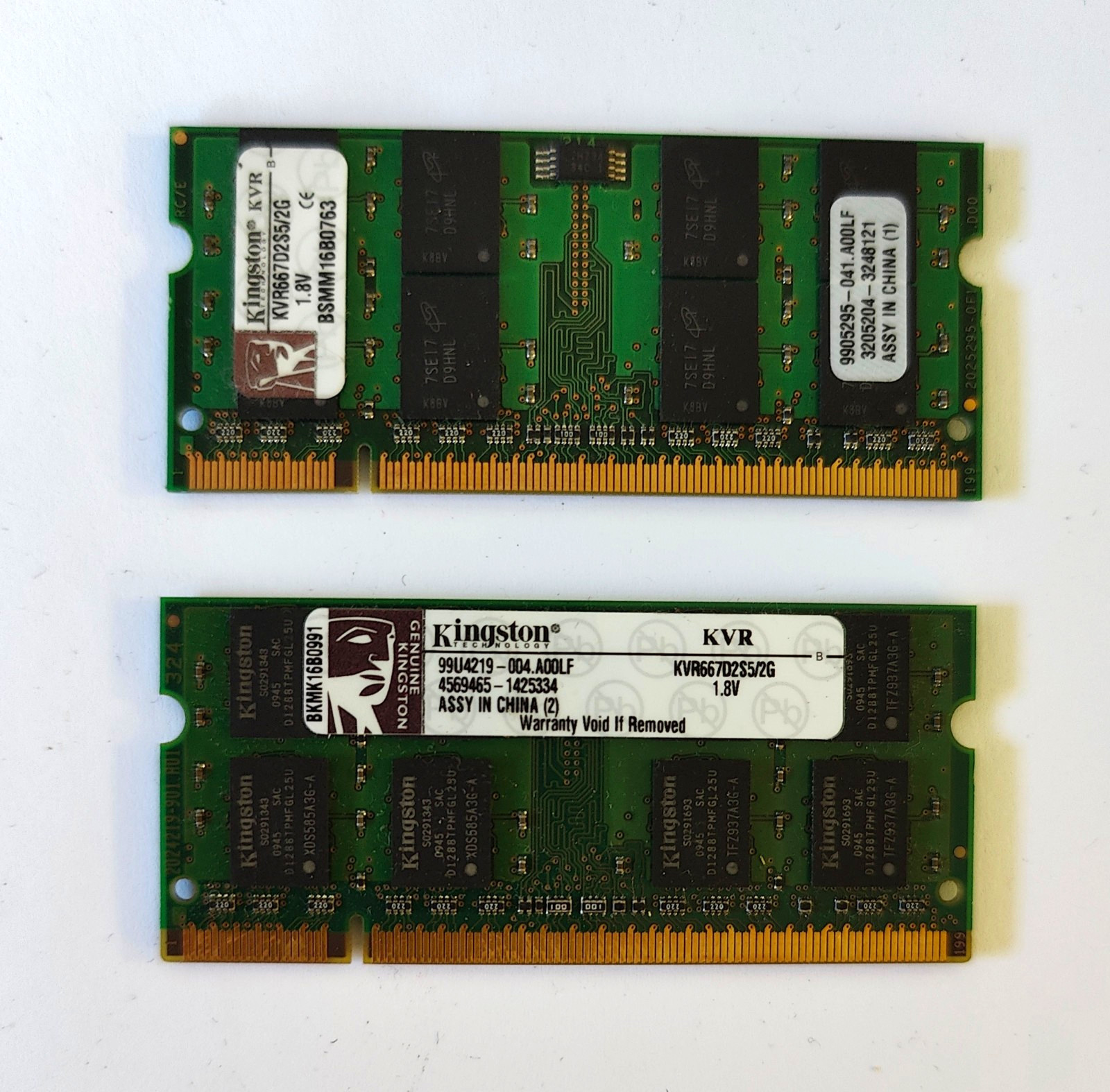 Kingston ValueRAM 4GB (2x2GB) SO-DIMM 667 MHz PC2-5300 DDR2 (KVR667D2S5/2G)