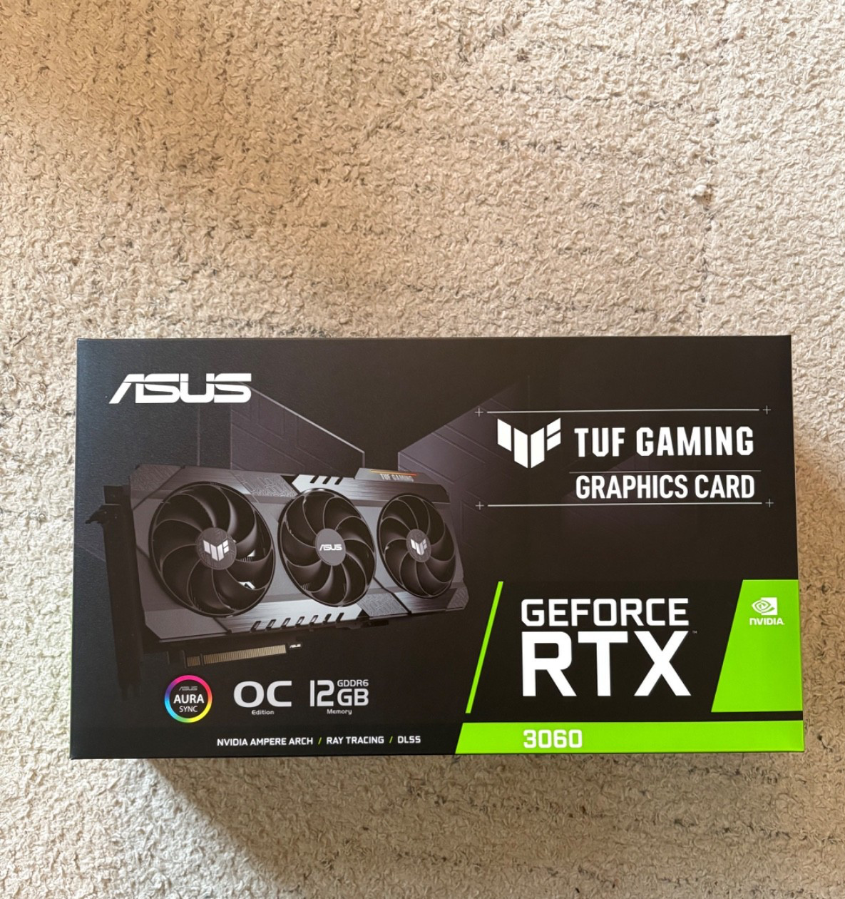 ASUS TUF NVIDIA GeForce RTX 3060 12GB Gaming Graphics Card