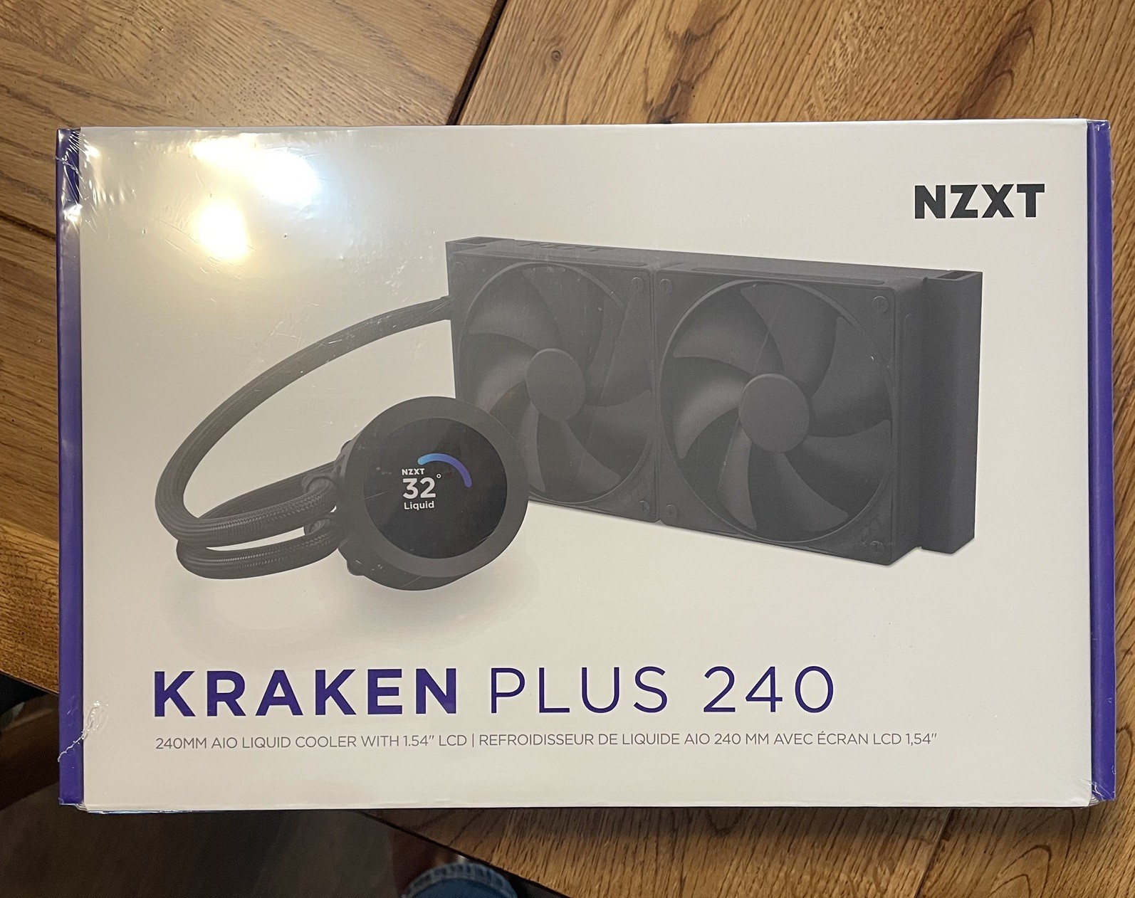 NEW & FACTORY SEALED NZXT Kraken Plus 240mm AIO Liquid CPU Cooler - Black