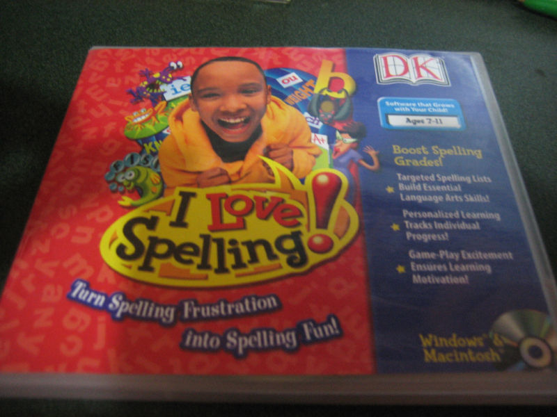 I Love Spelling (PC & MAC, 2002)