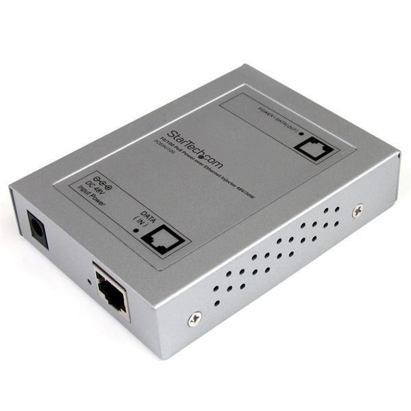 StarTech POEINJ100 10/100 PoE Power over Ethernet Injector 48V/30W