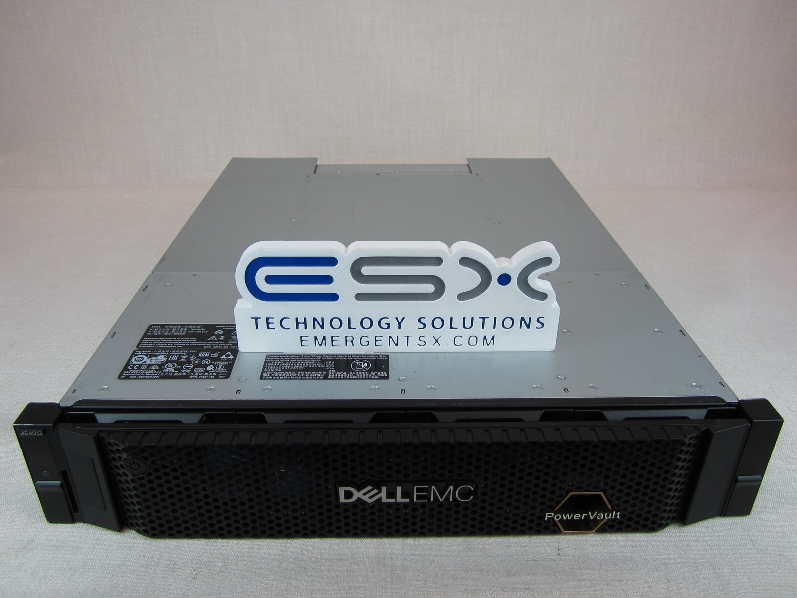 48TB Dell PowerVault ME4012 Storage - 2x 10G SFP+/16GB FC Controller, 2x PSU