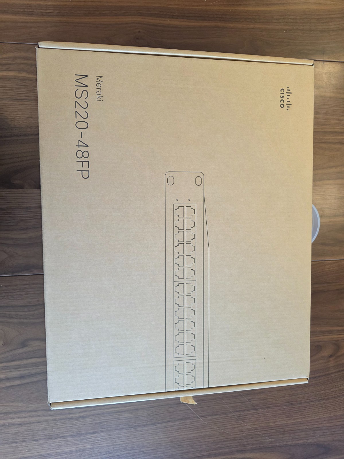 Cisco Meraki MS220-48FP-HW 48-Port PoE+ Gigabit Switch Open Box Unused