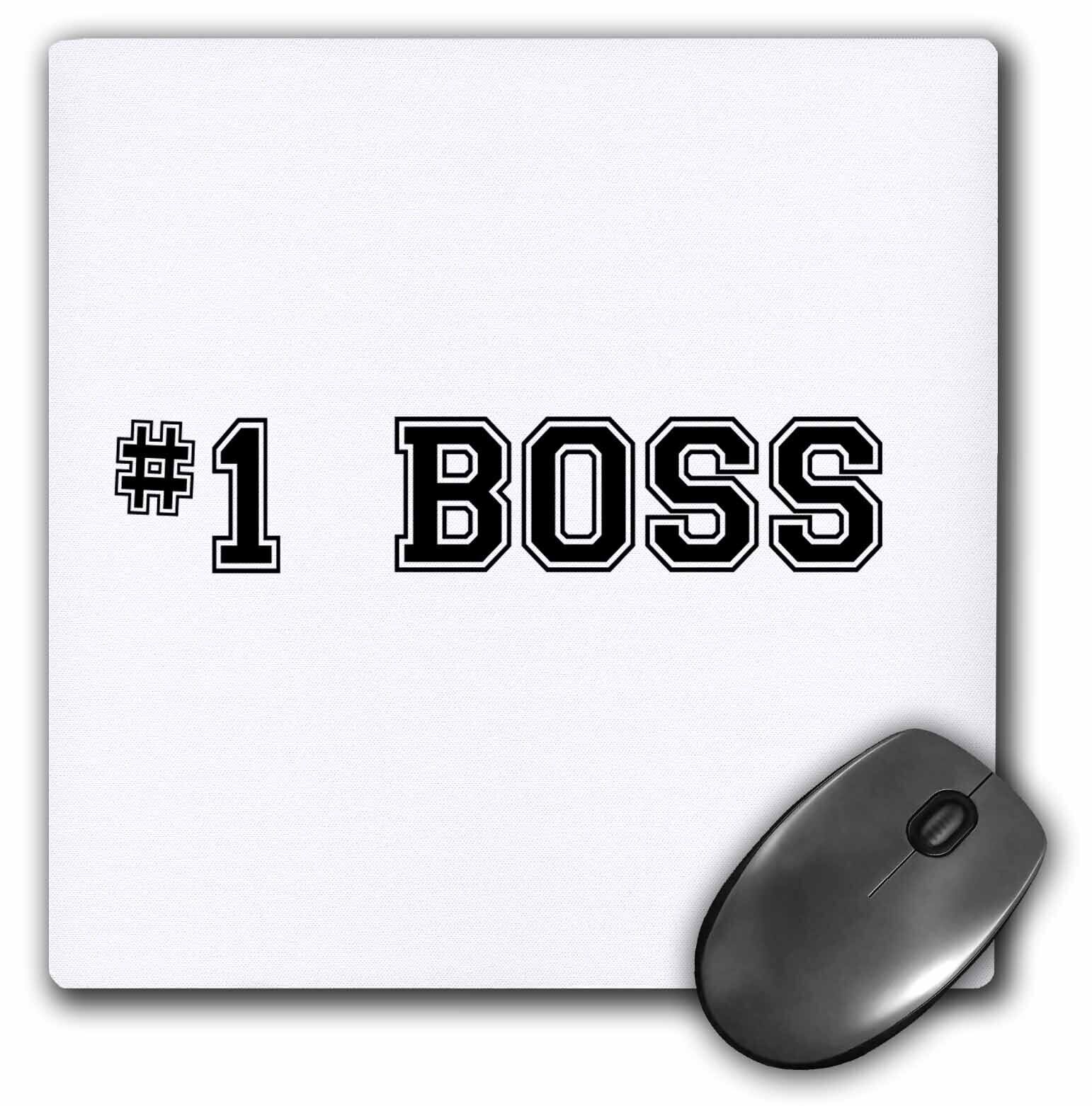 3dRose #1 Boss - Number One Best Greatest Boss - Work and Office gifts - fun fla