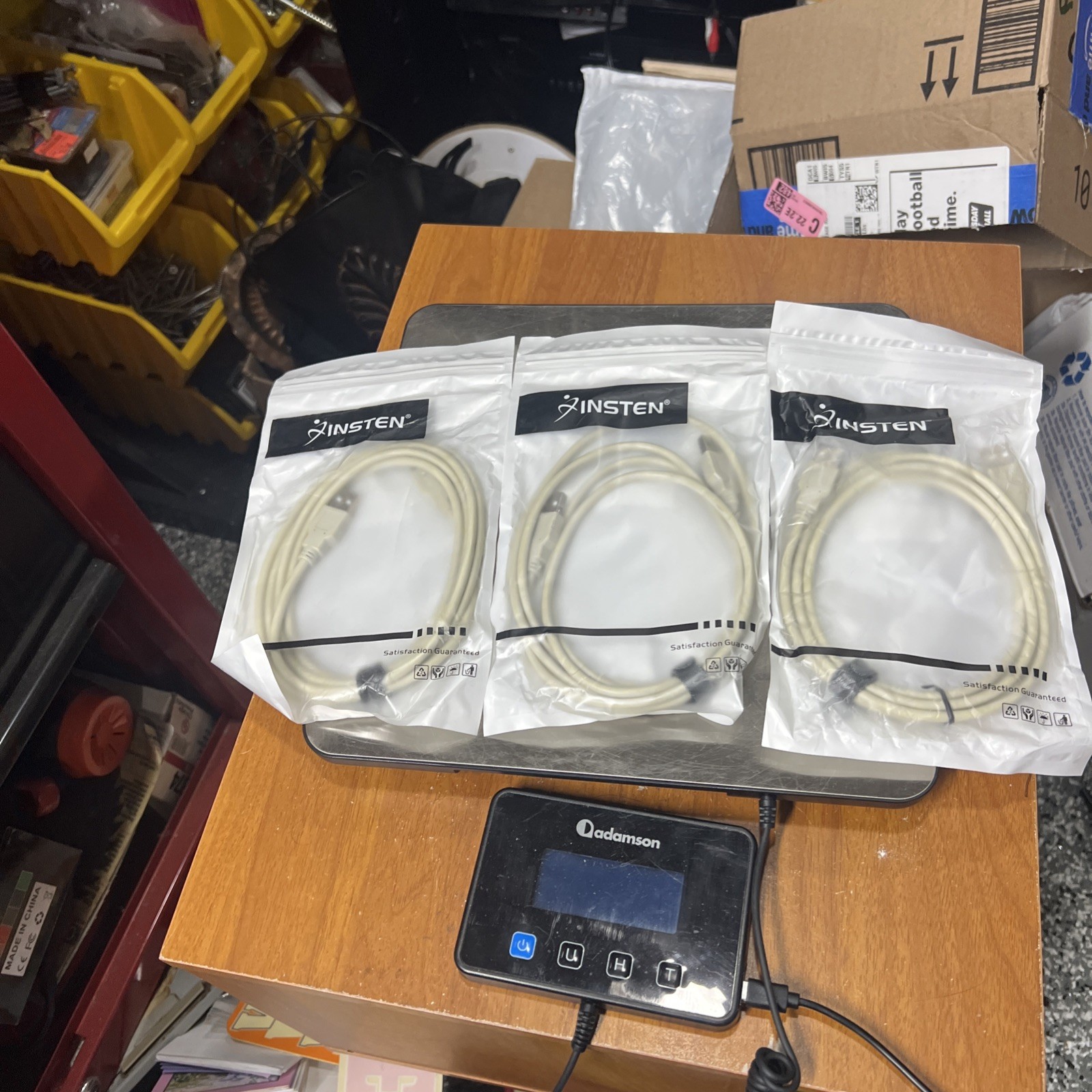 Lot Of 3 Insten PC USB 2.0 A-A Cable M-M 6Ft PCABUSBX0022.
