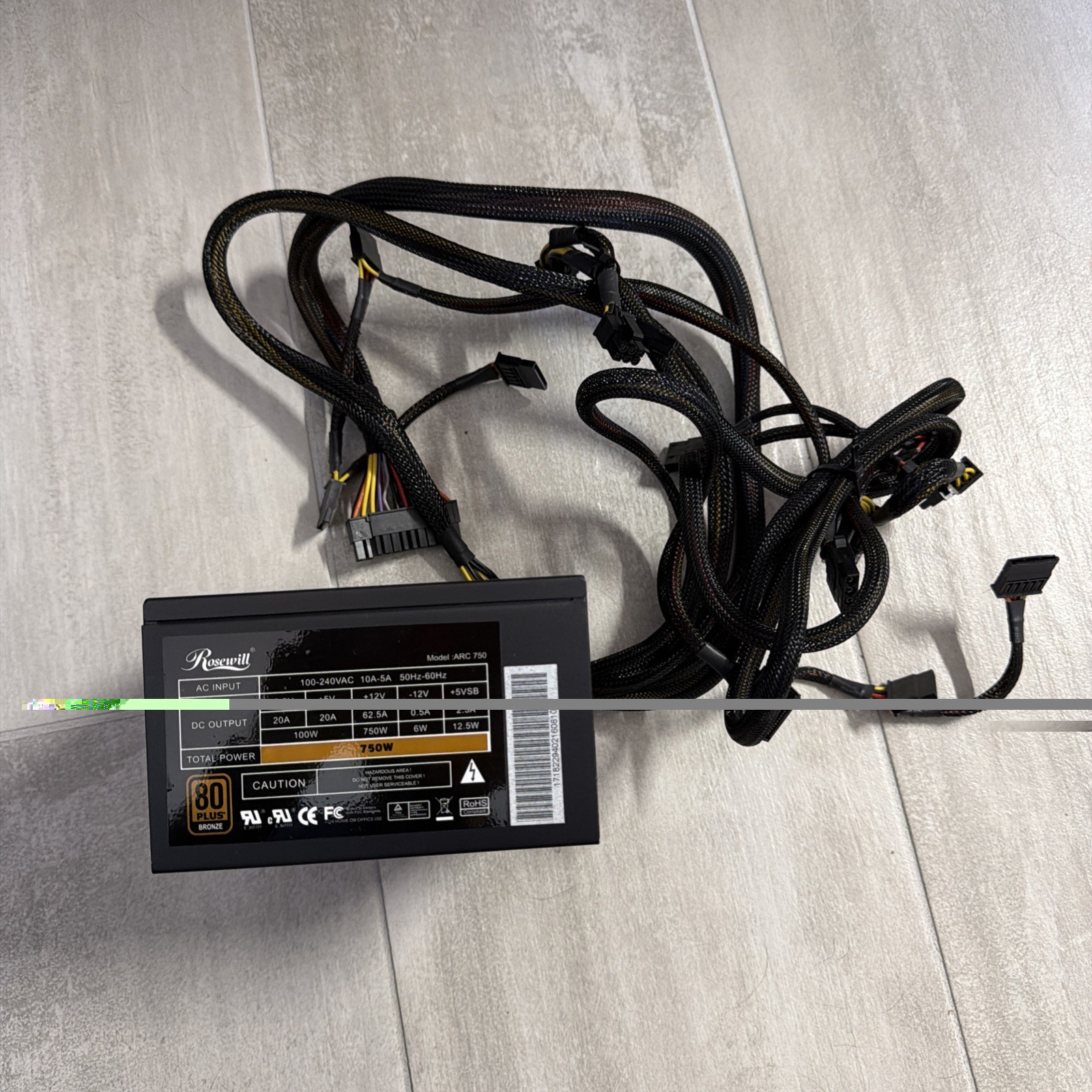 Rosewill Gaming 750W Power Supply