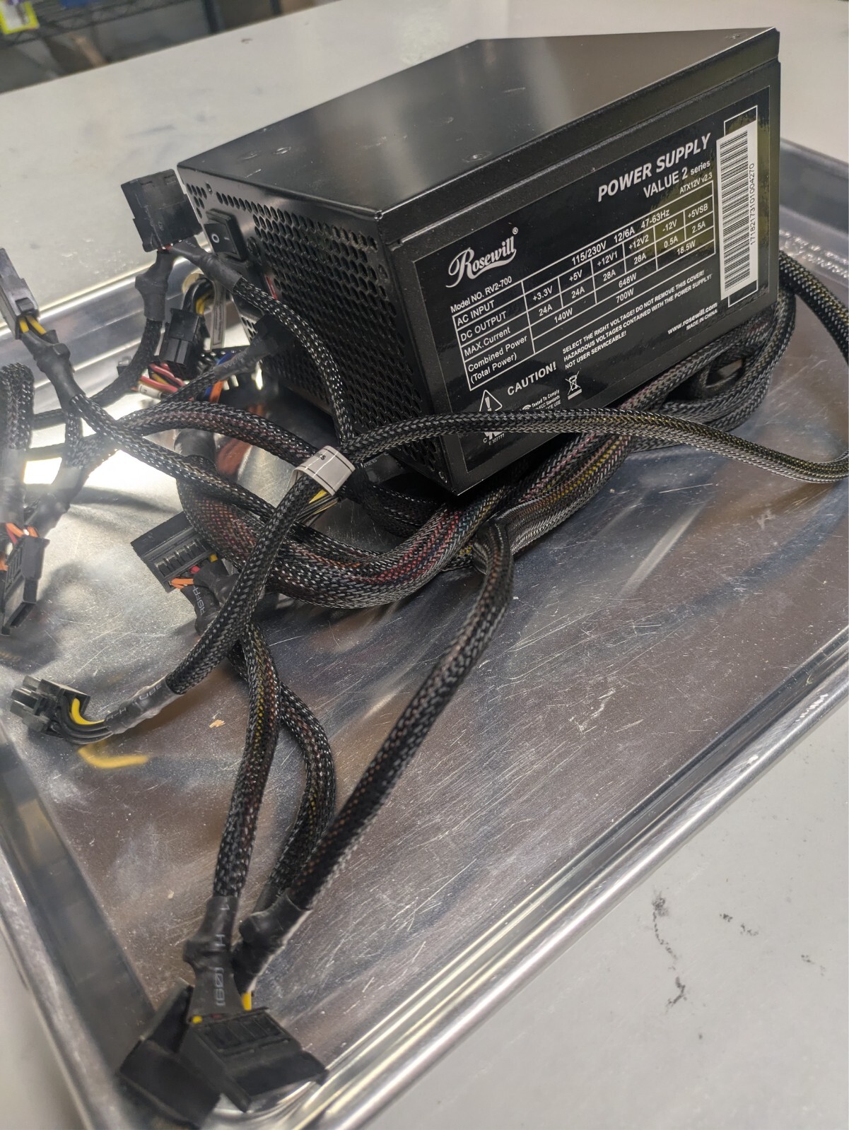  Rosewill RV2-700 700W ATX12V v2.3 EPS 12V Power Supply