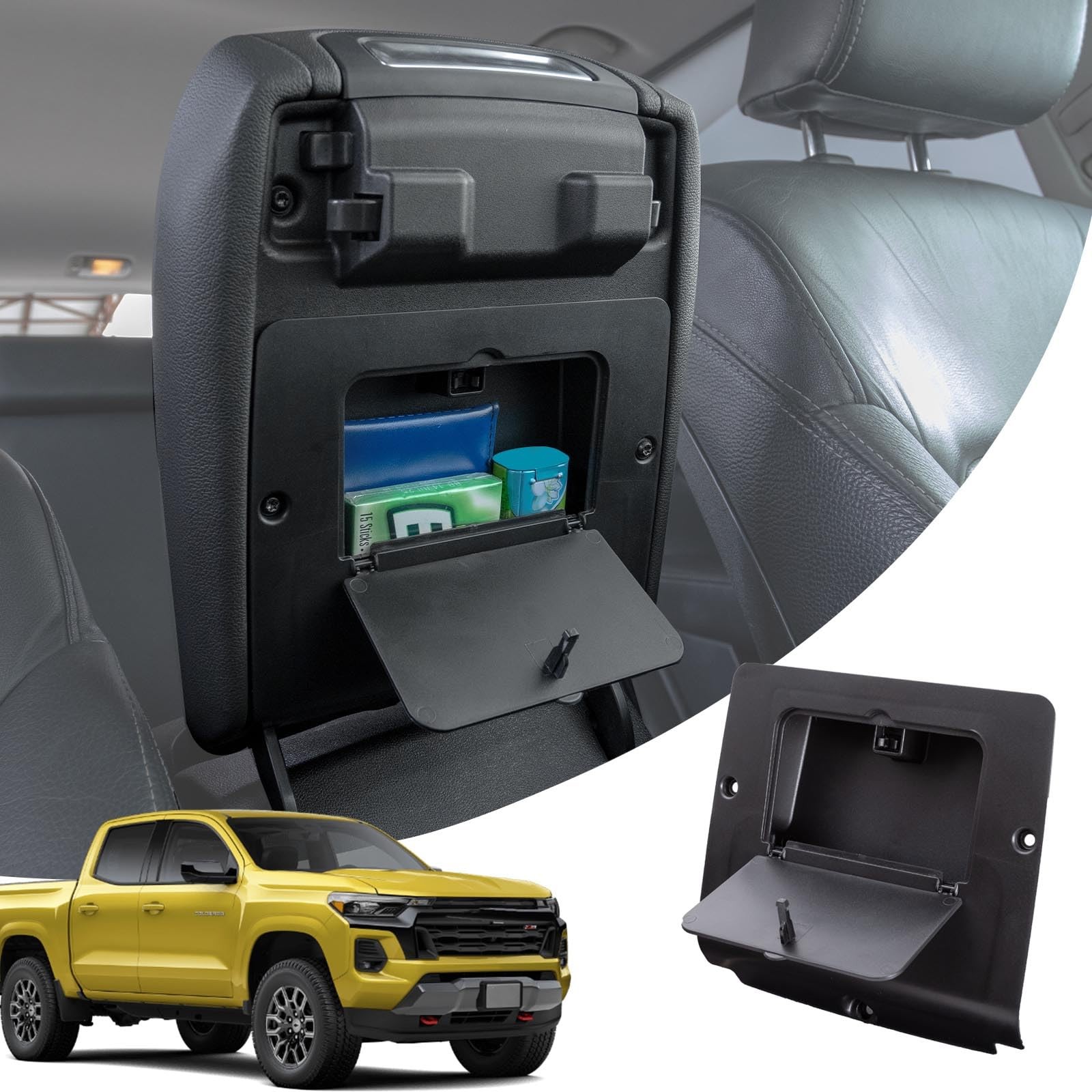 JDMCAR One-Touch Hidden Storage Box Compatible with 2023 2024 2025 2026 Chevy Co