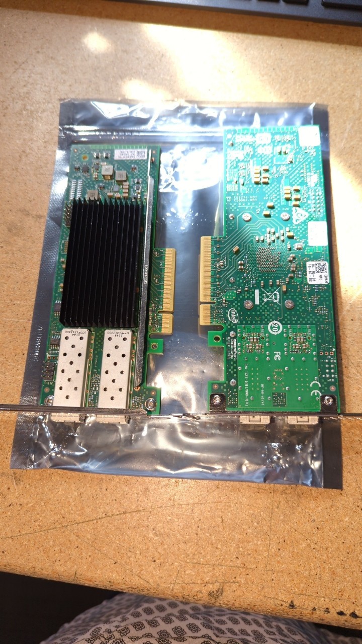 Lot of 2 Intel Dual-Port SFP Network Adapter Cards