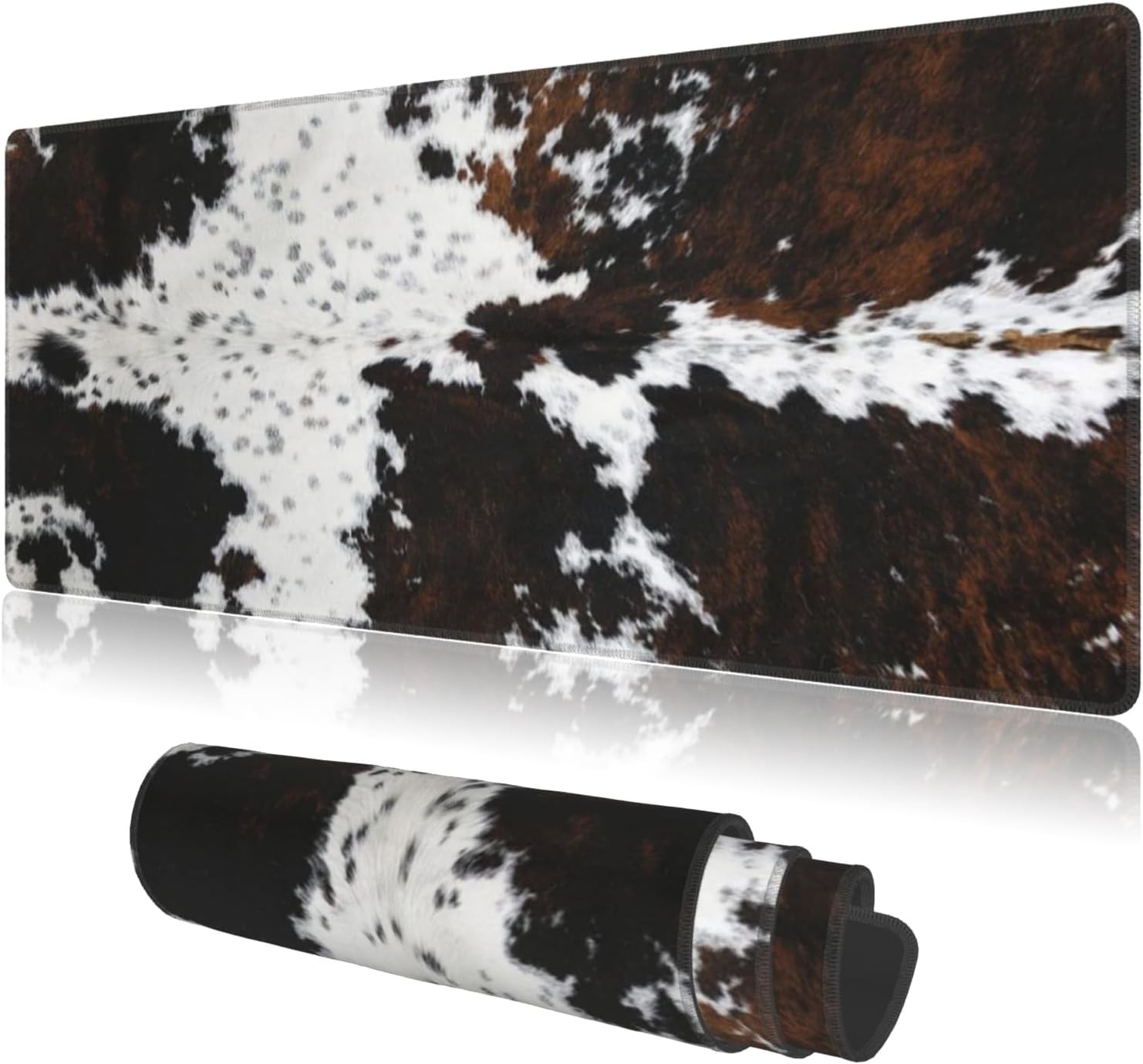 Mouse Pads Western Highland Cowhide Ranch Style Large Mouse Pad, Gaming Mouse...