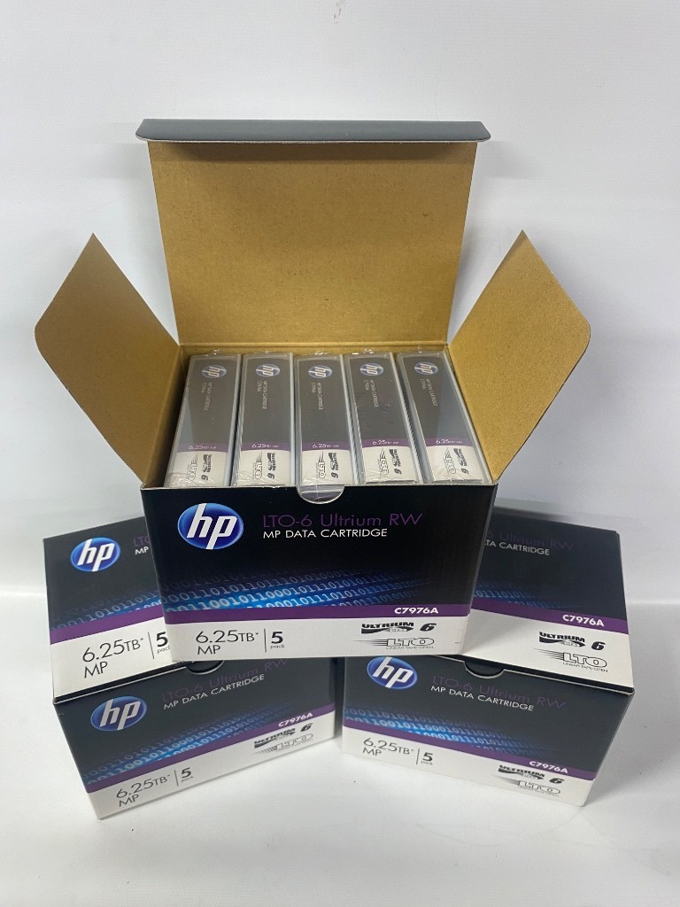 NEW HP LTO-6 Ultrium 6.25TB RW Data Cartridge Tape C7976A Sealed
