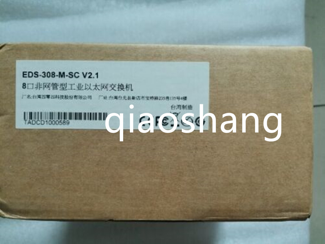 1PCS MOXAEthernet Switch EDS-308-M-SC 1 New In Box By FedEx or DHL