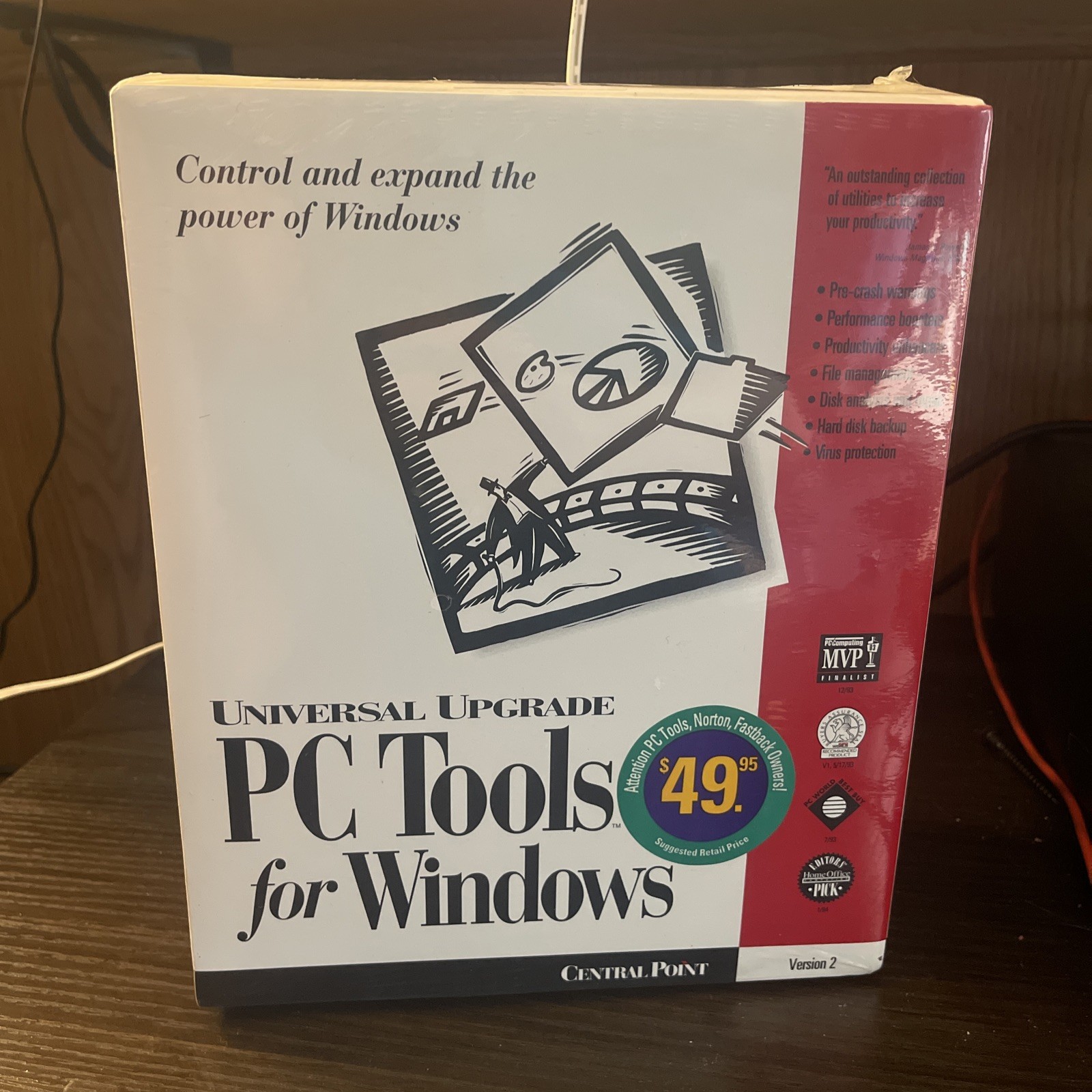 CENTRAL POINT - PC Tools for Windows Version 2 - 3.5" *NEW SEALED