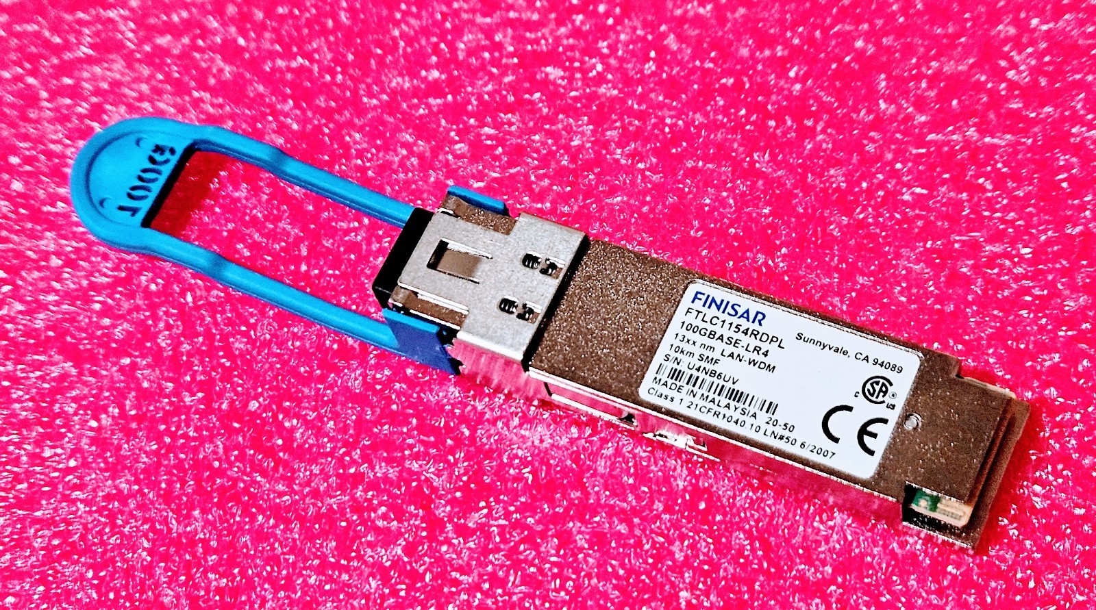 U84181 Genuine Finisar FTLC1154RDPL 100GBASELR4 13xx nm LANWDM 10KM SMF  G2U