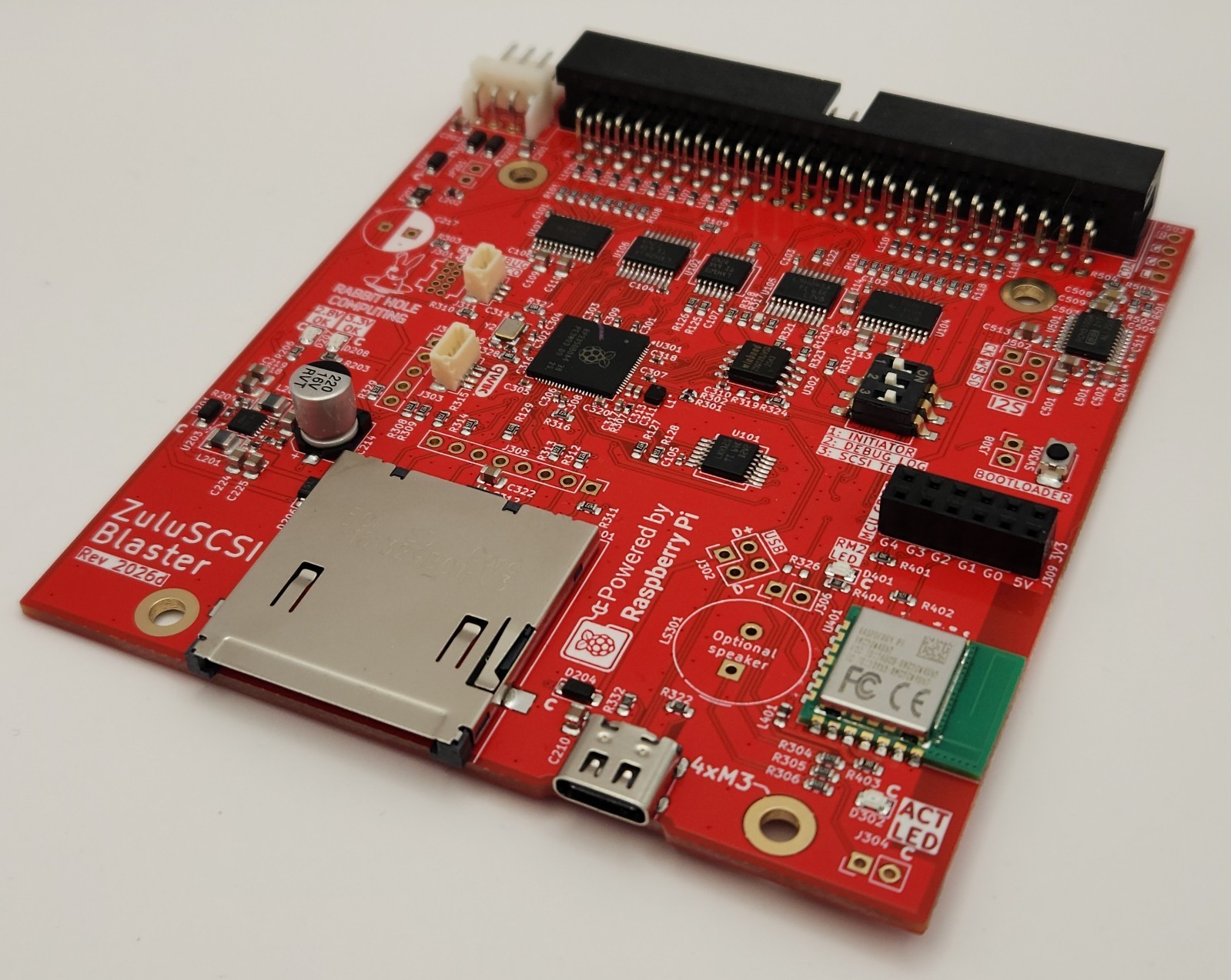 ZuluSCSI Blaster with RM2 Wi-Fi module - Now with built in CD Audio DAC